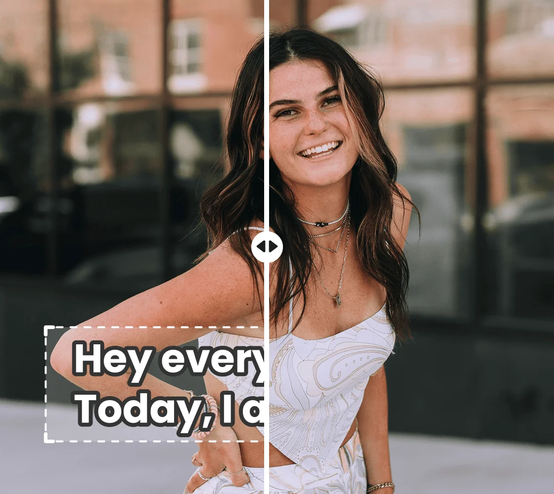Remove unwanted hardcoded subtitles from any video with AI subtitle remover.