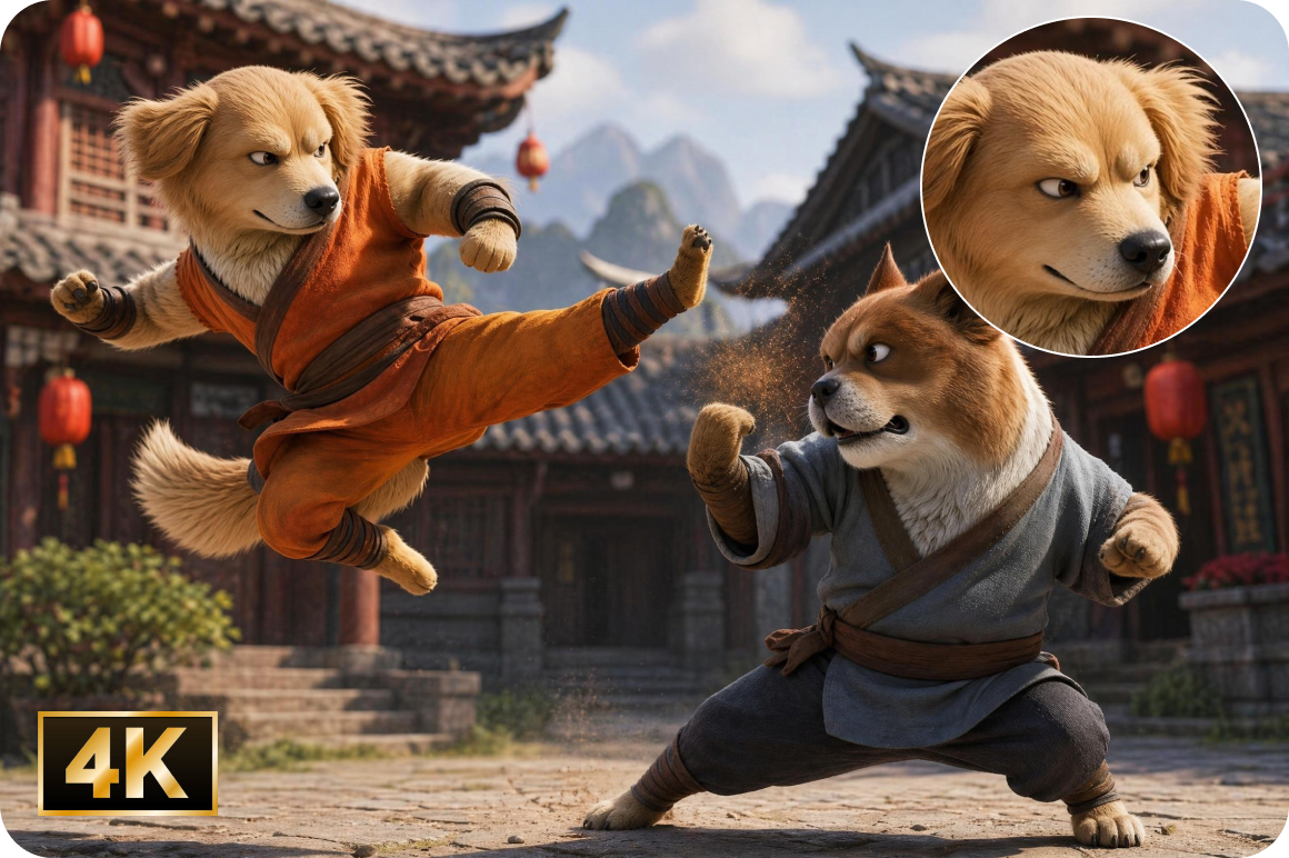 High resolution output