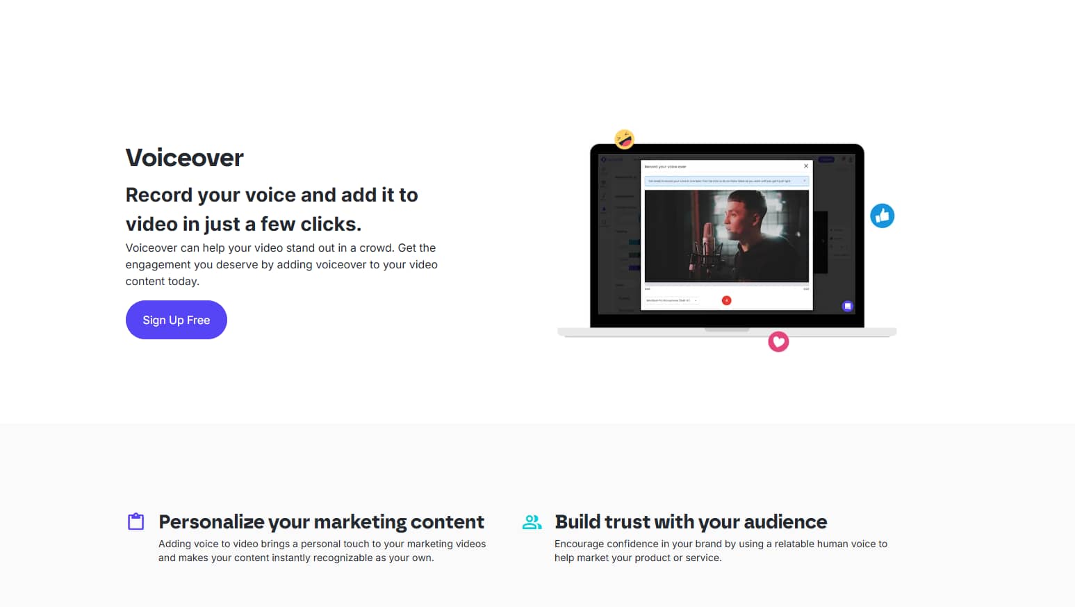 AI voiceover library