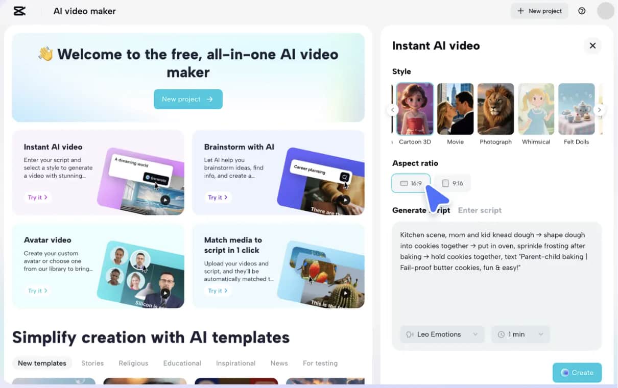 Add prompts, image or scripts