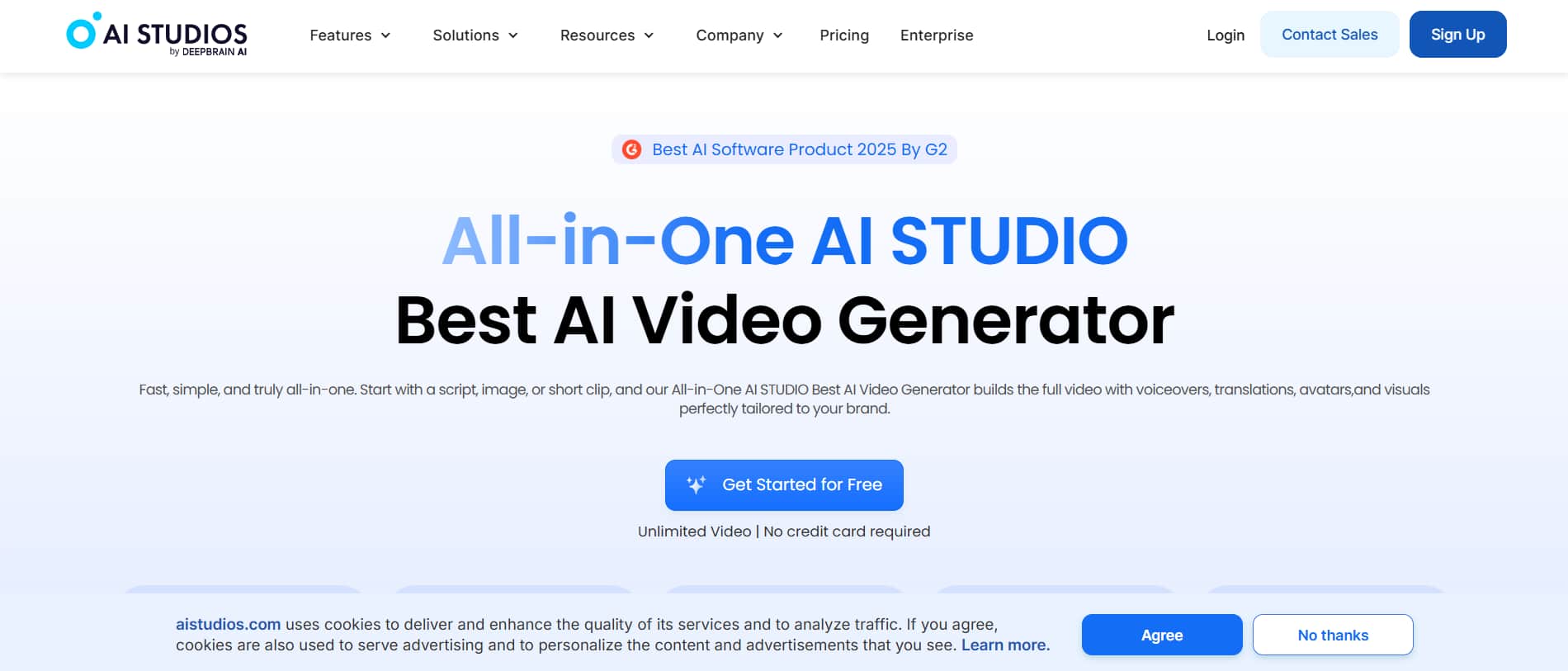 DeepBrain AI video generator