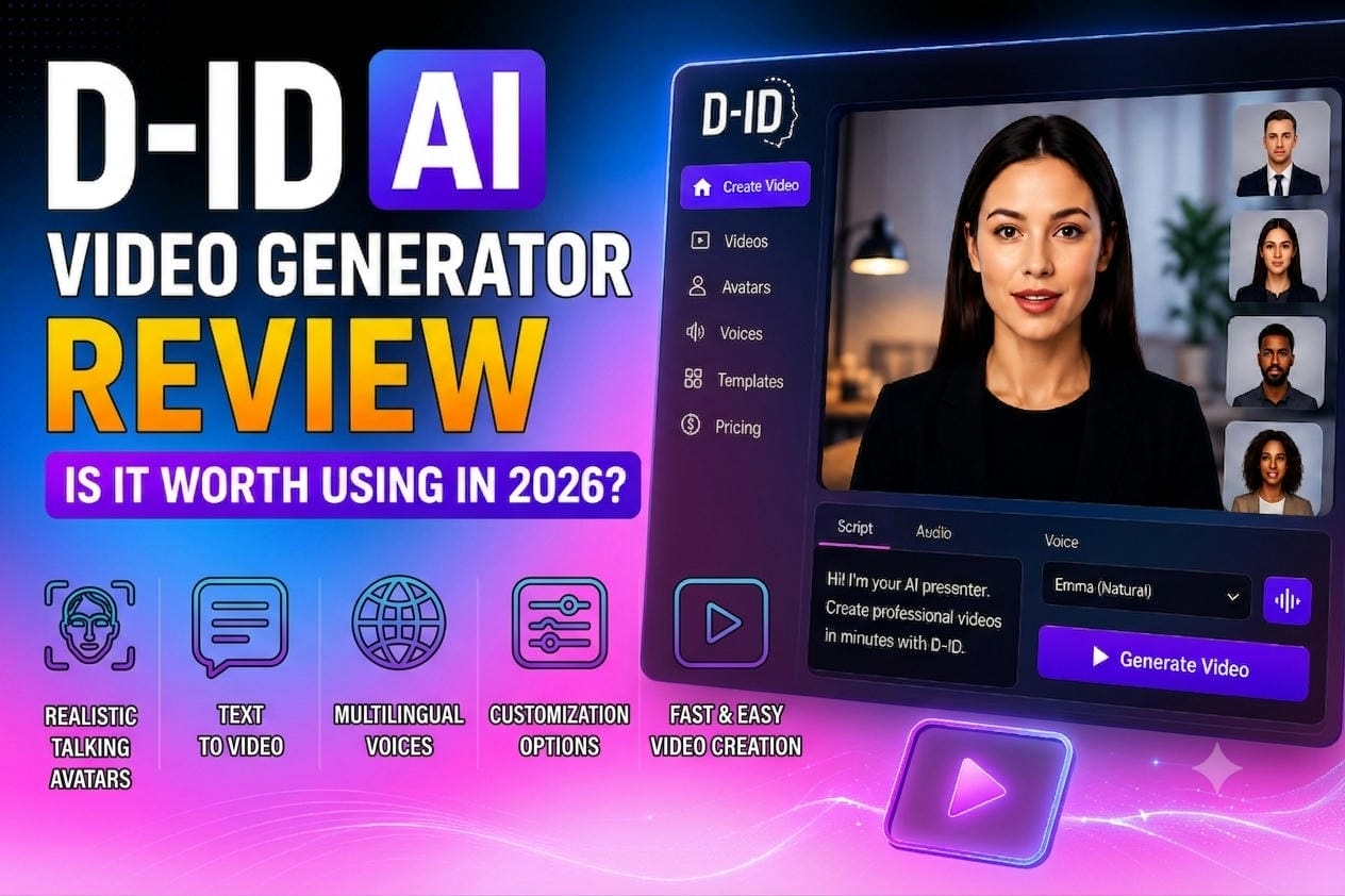D-ID AI Video Generator Review: Is It Worth Using in 2026?