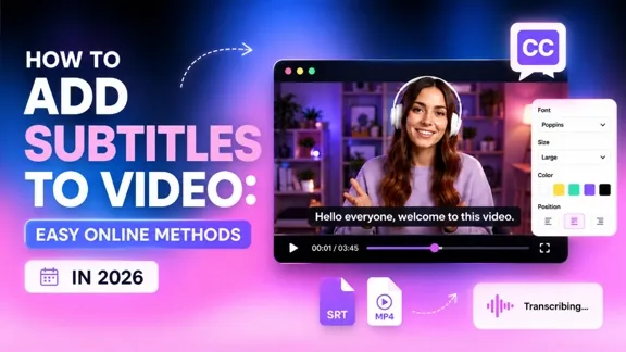how to add subtitles to video