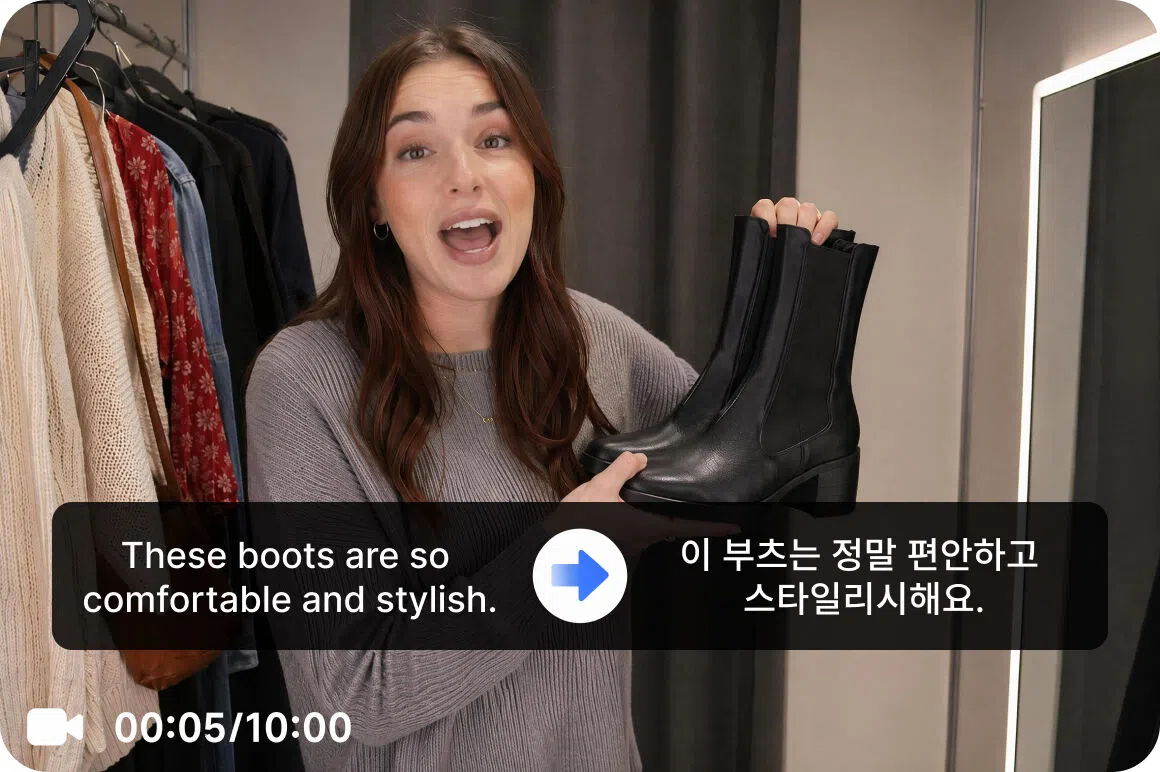 AI Korean dubbing with natural-sounding voices