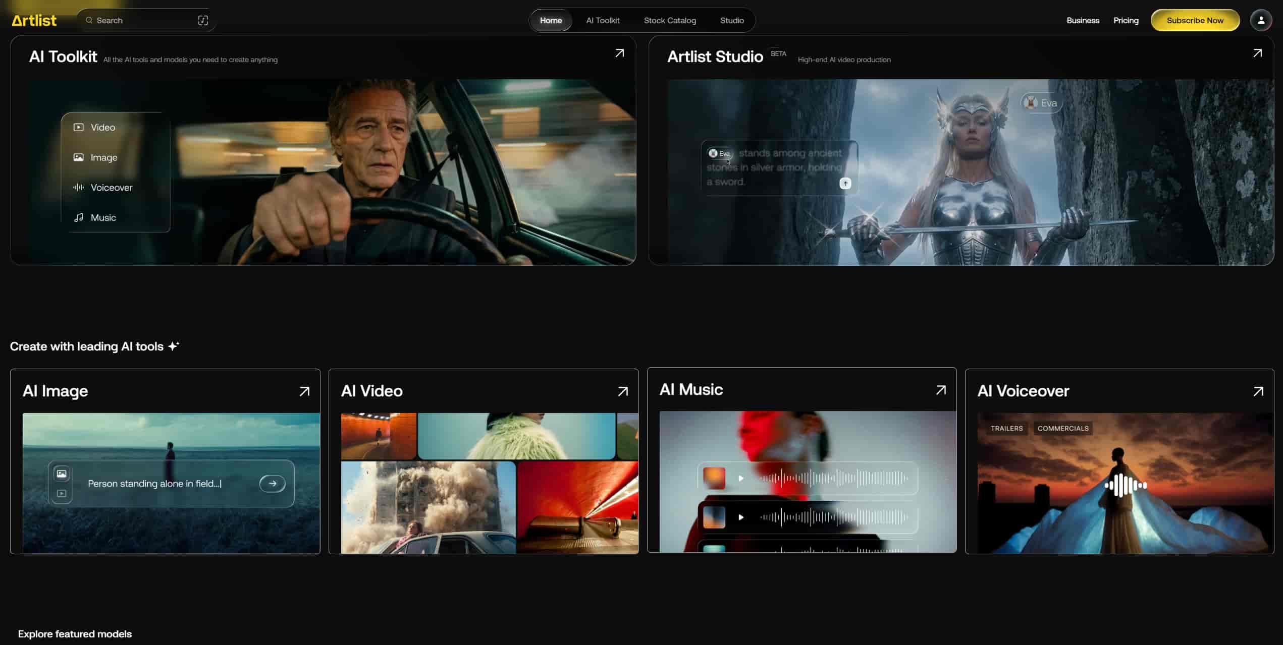 Artlist AI Suite
