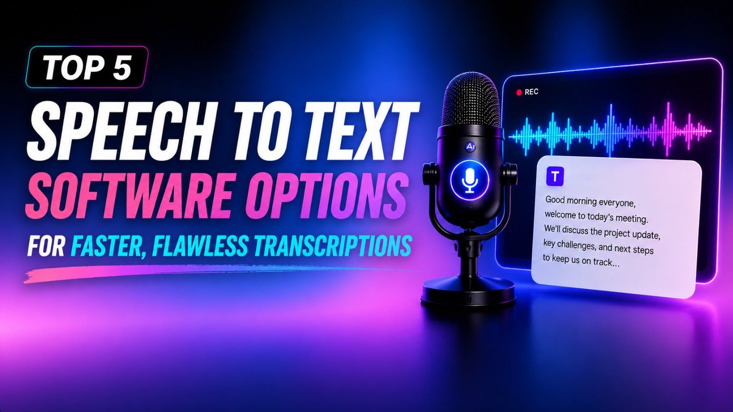 speech to text software