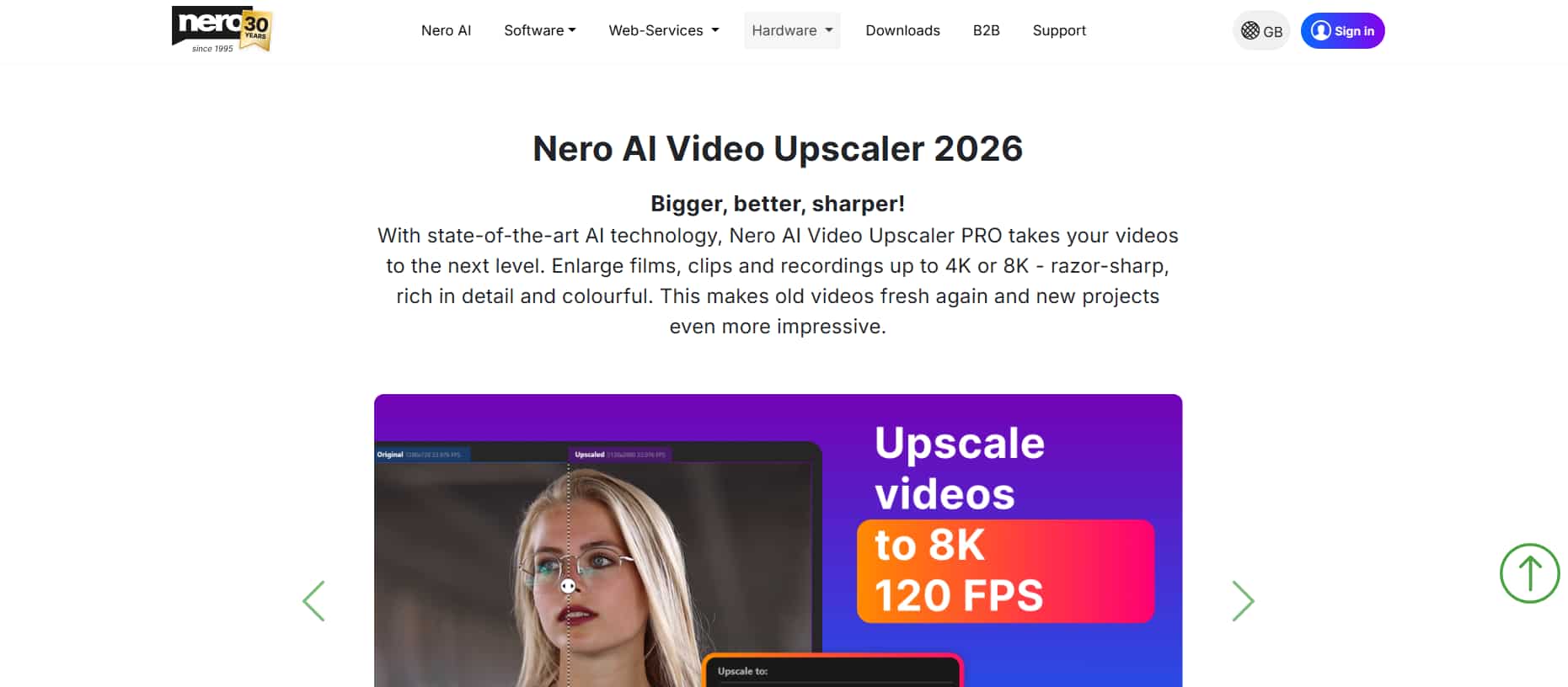 AI-powered super resolution