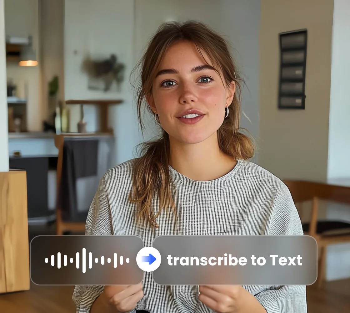 Convert video or audio into editable, accurate text with AI transcription.