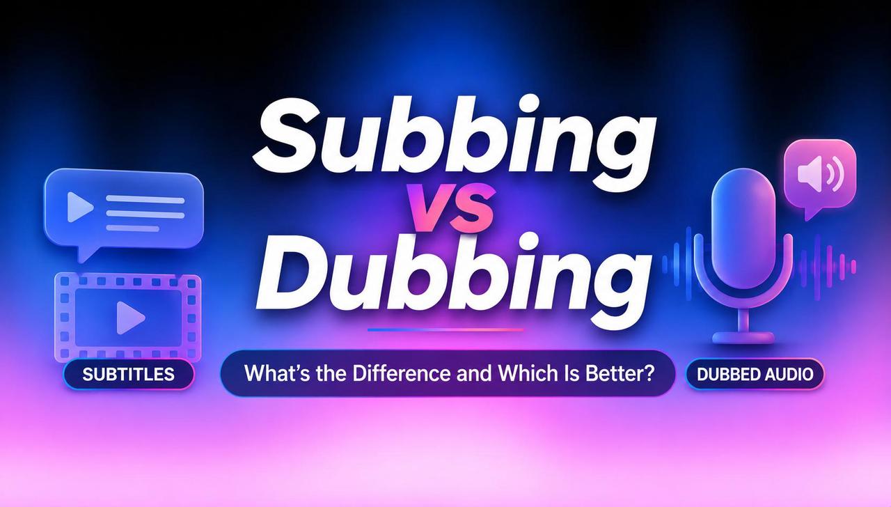 subbing vs dubbing