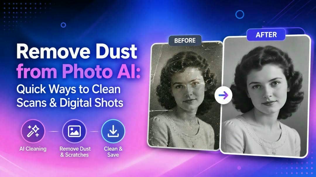 Remove Dust from Photo AI: Quick Ways to Clean Scans & Digital Shots