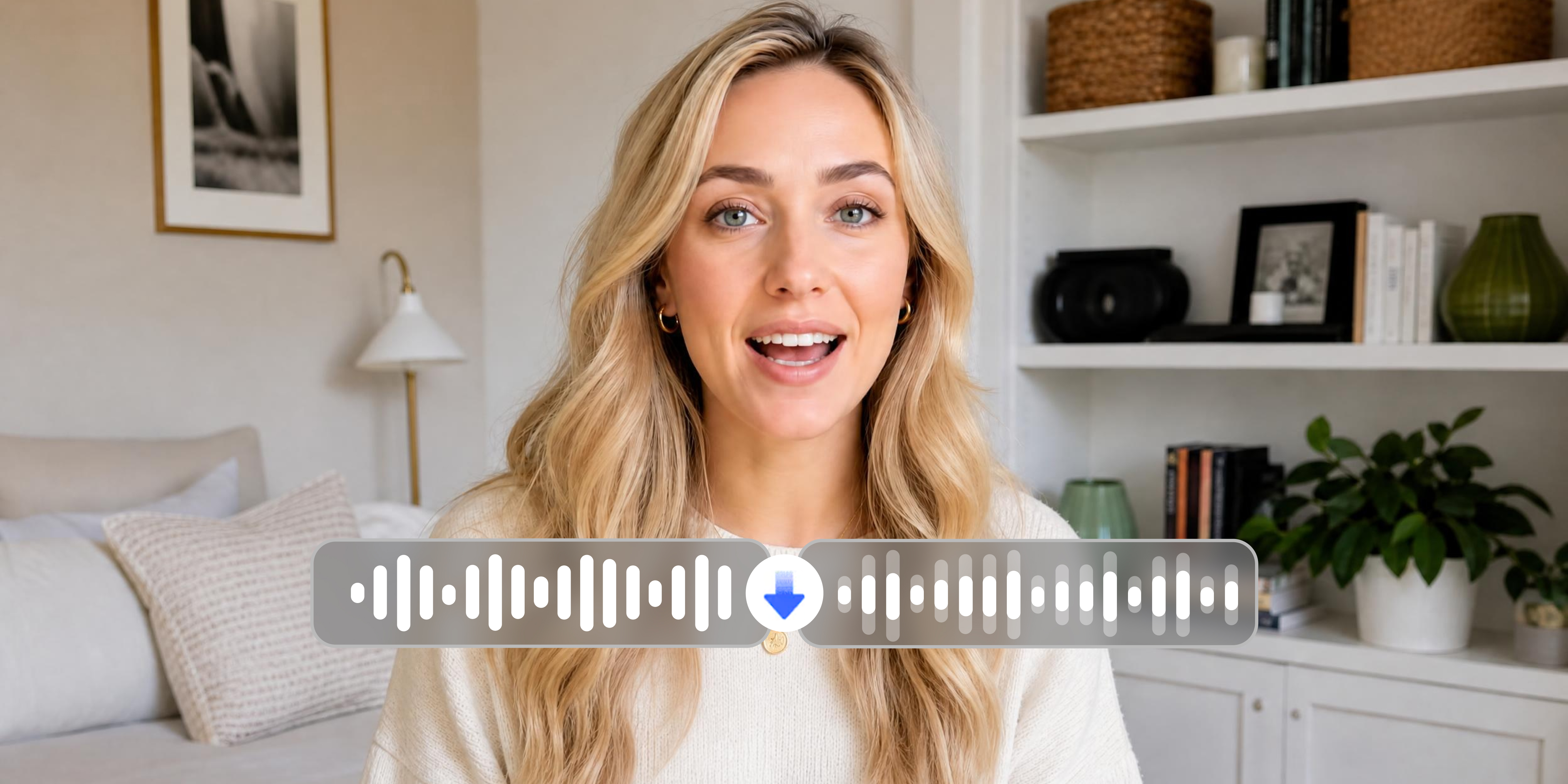 Improve talking videos recorded indoors