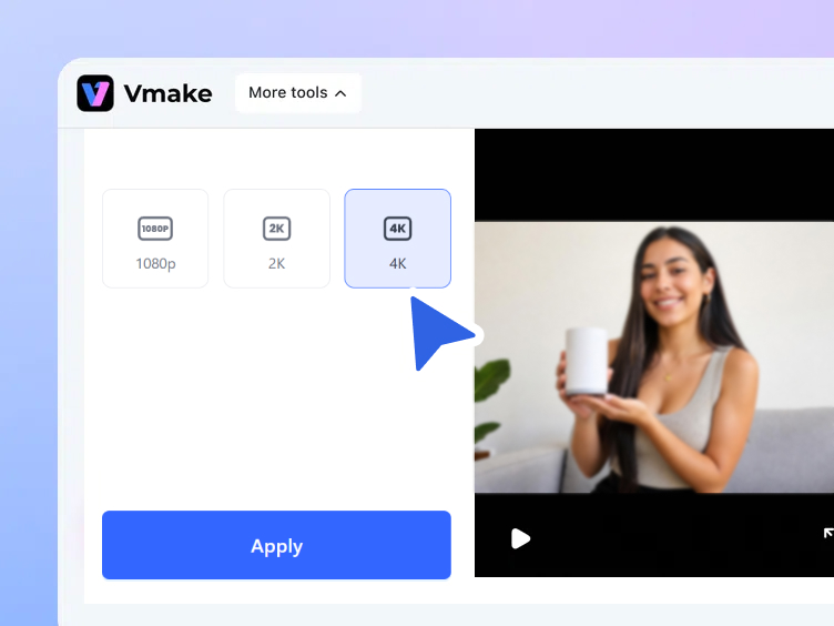 Choisissez la résolution cible HD