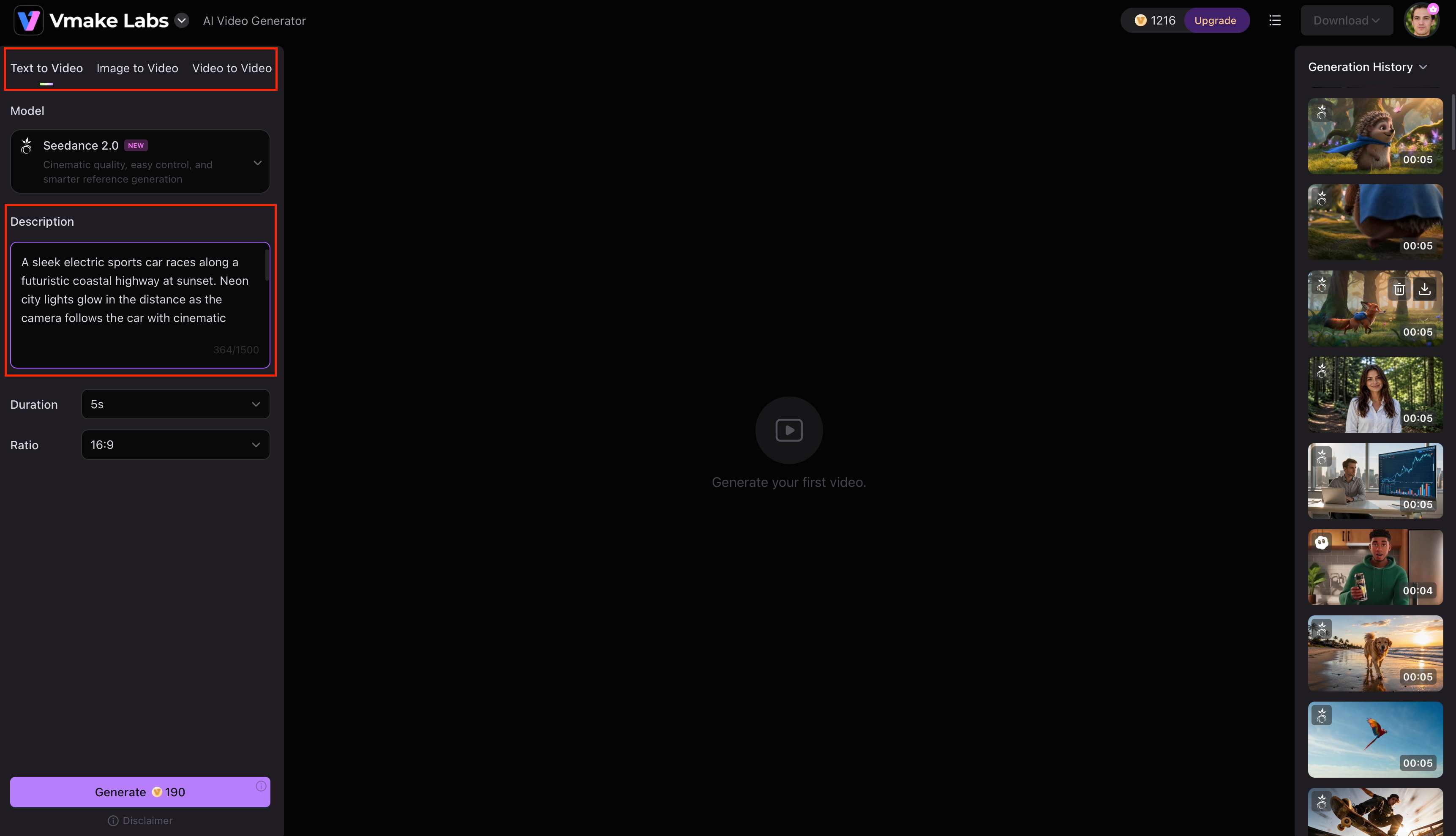 Enter Your Prompt or Upload Media