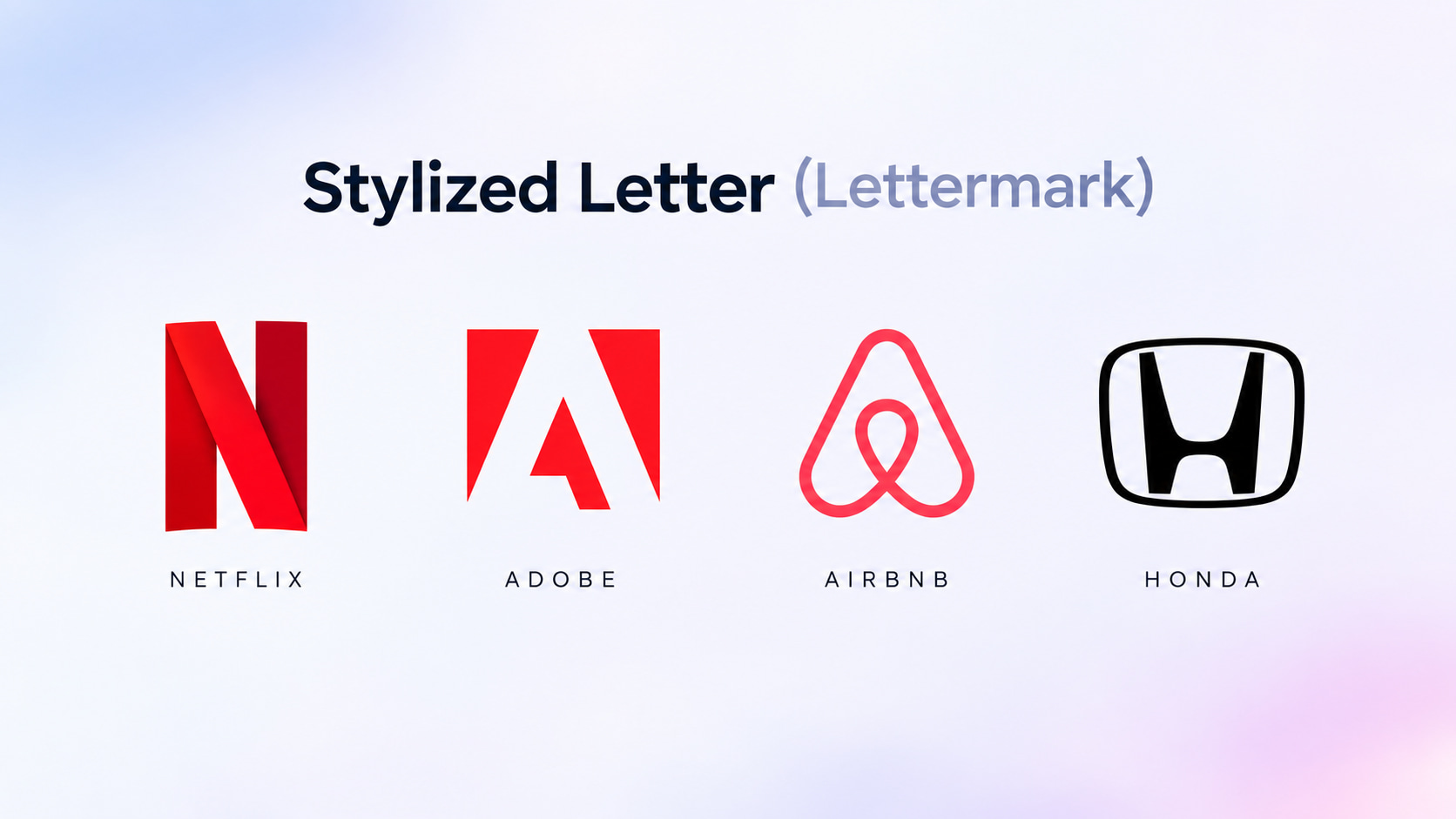 text Lettermark logos