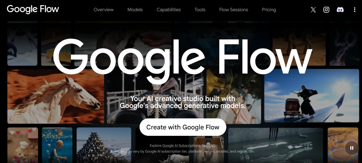 Sign in to Google Flow