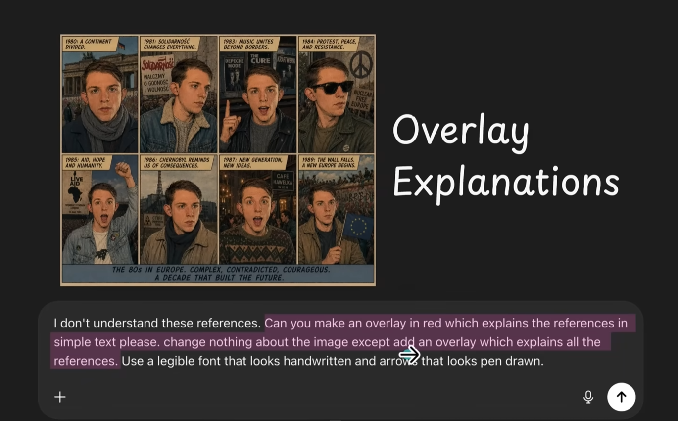Conversational image generation