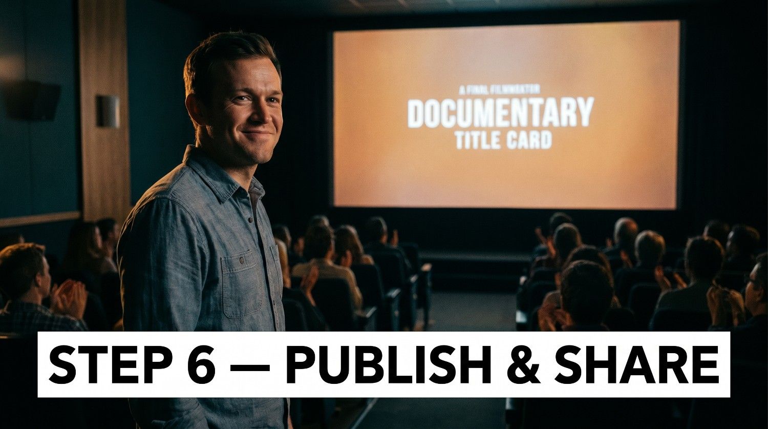 Publish and share your film