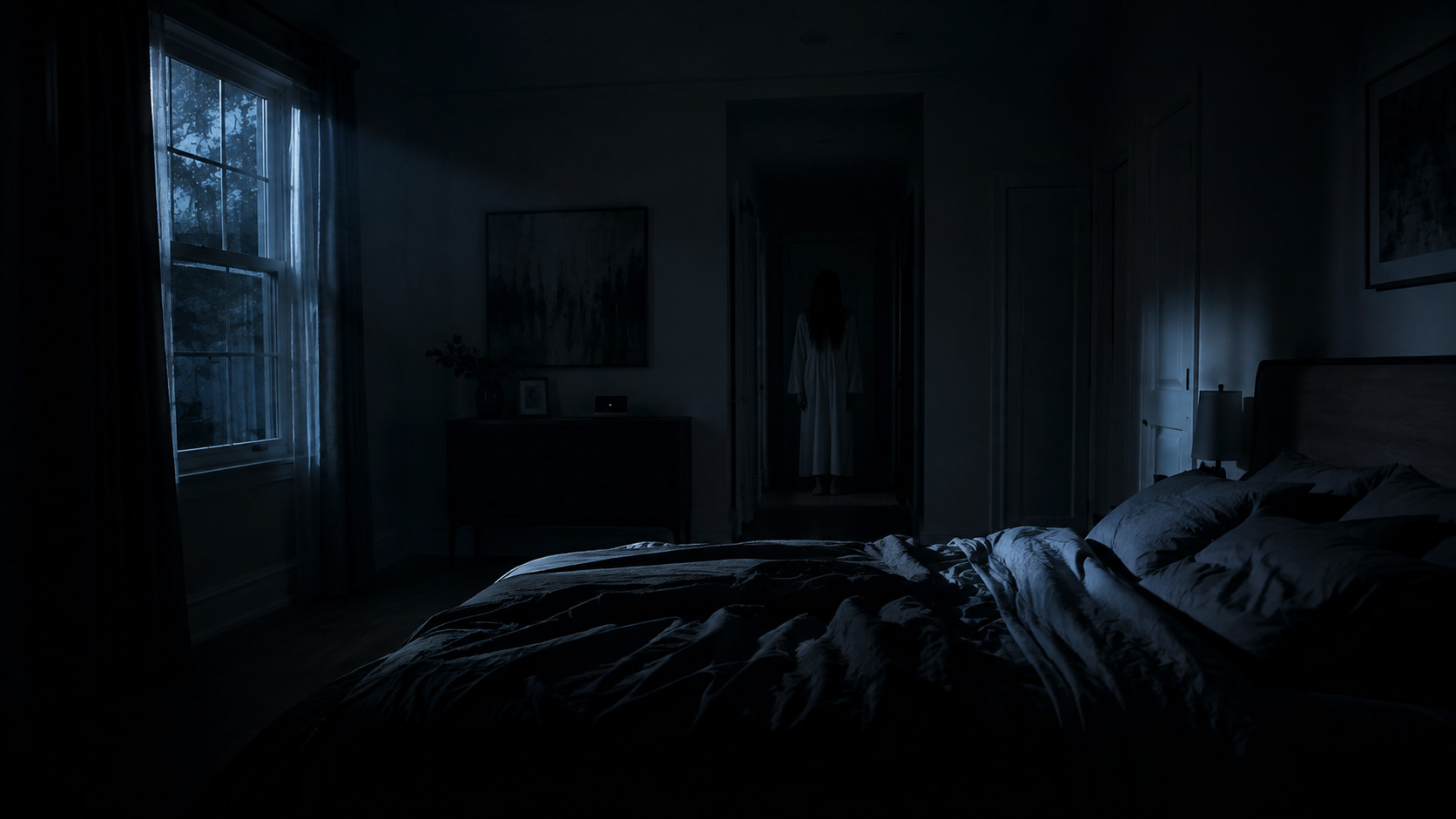 Dark Bedroom Scene