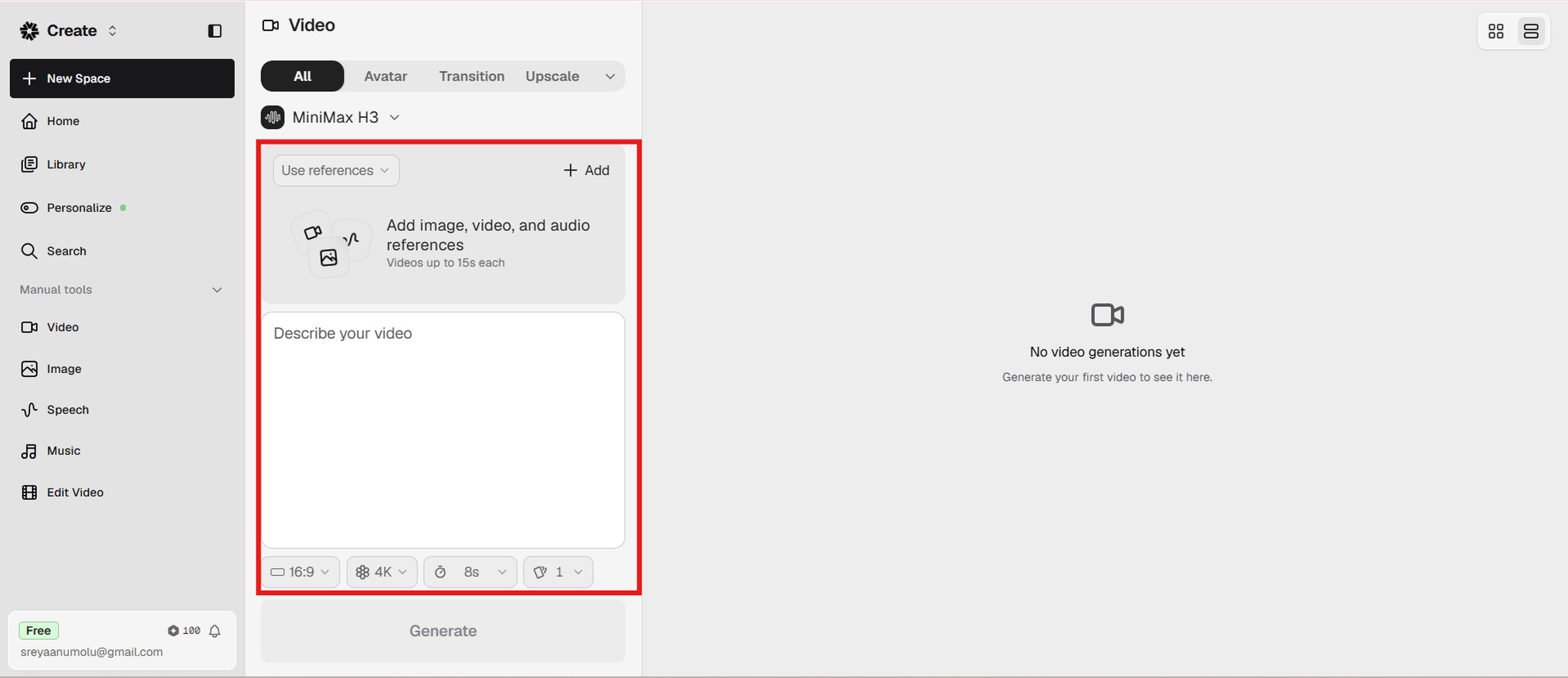 text Choose a video creation workflow