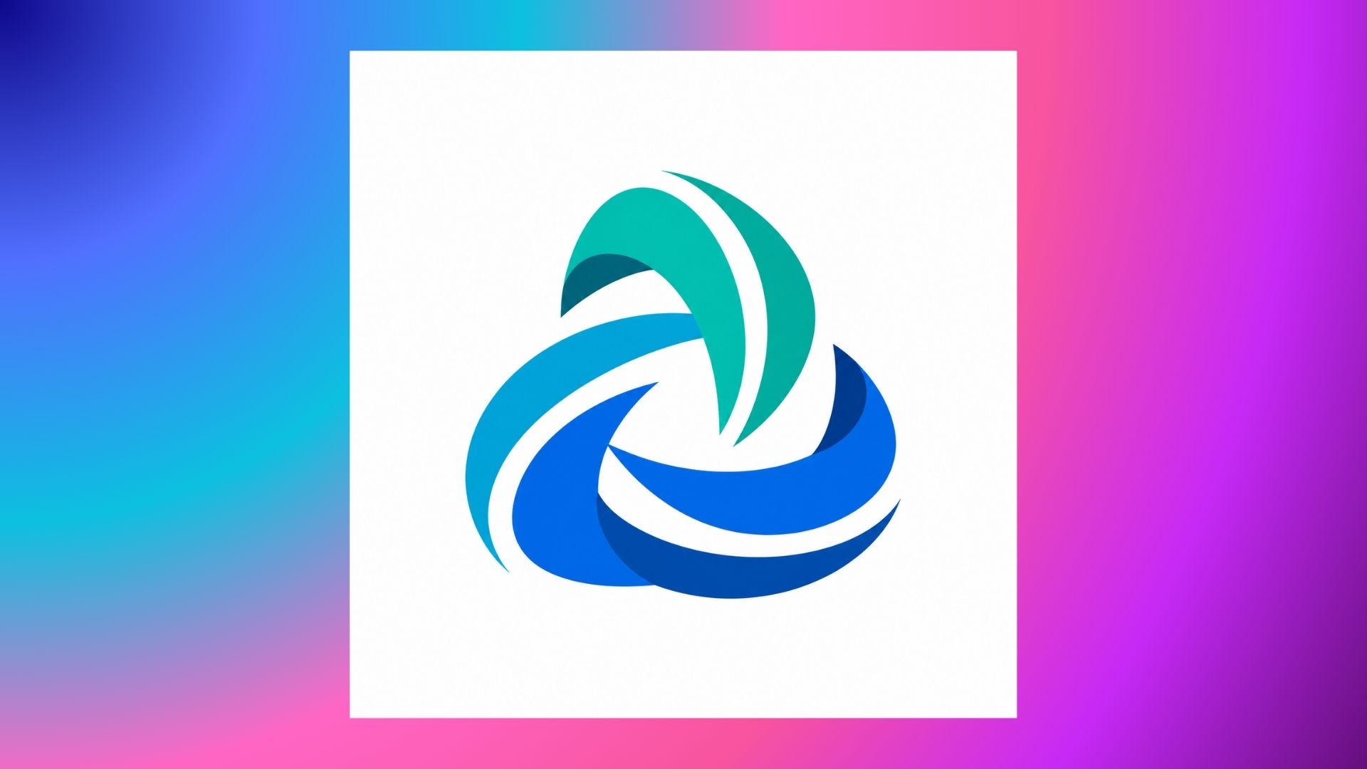 text Abstract Logo