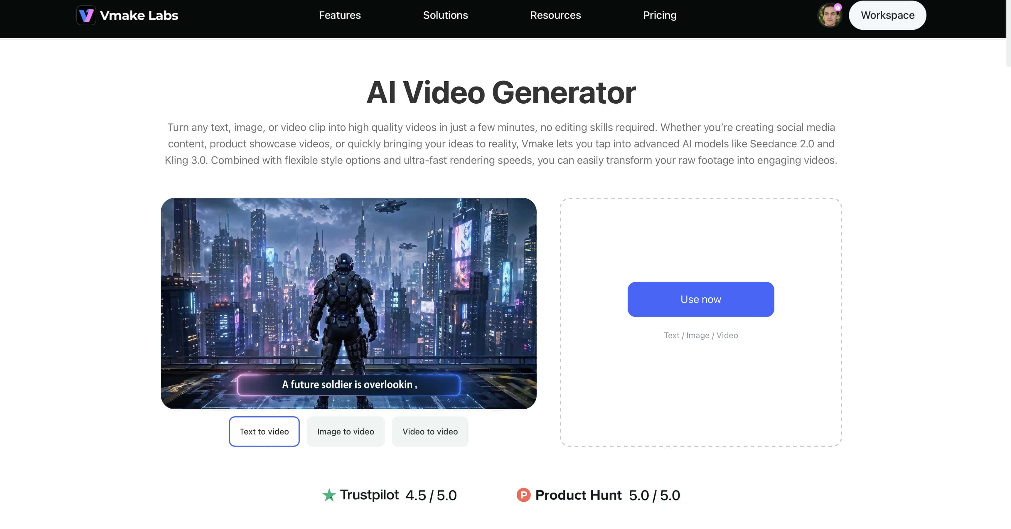 Vmake AI Video Generator