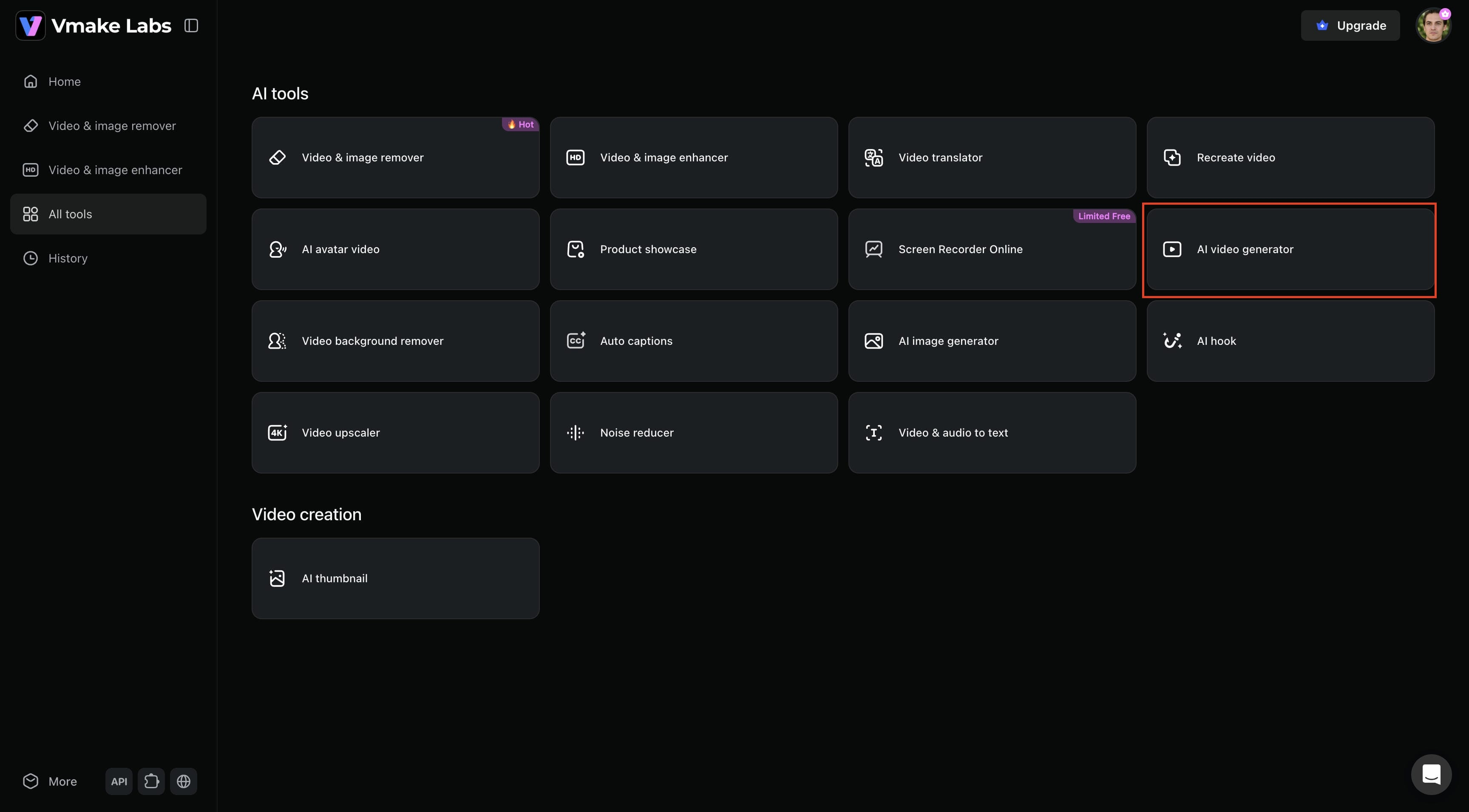 Open Vmake AI Video Generator