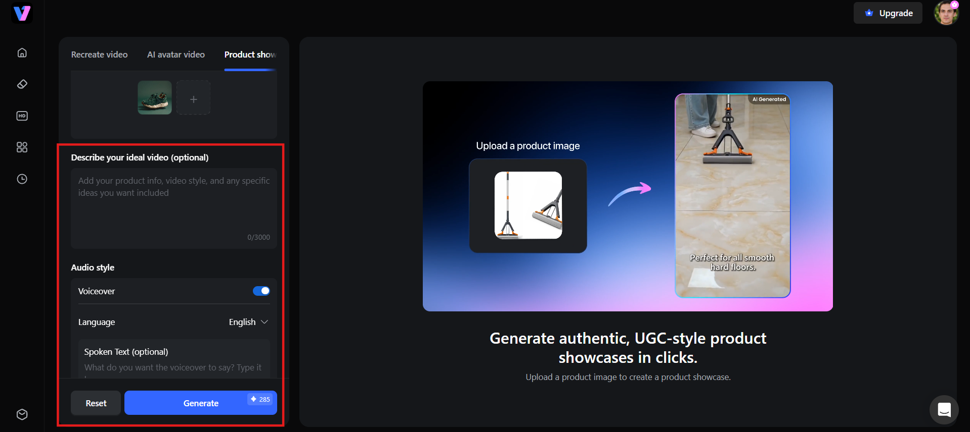 Customize details