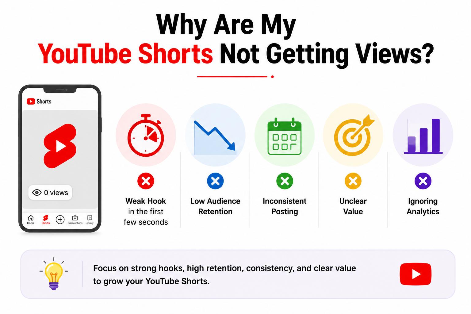 Why Are My YouTube Shorts Not Getting Views?