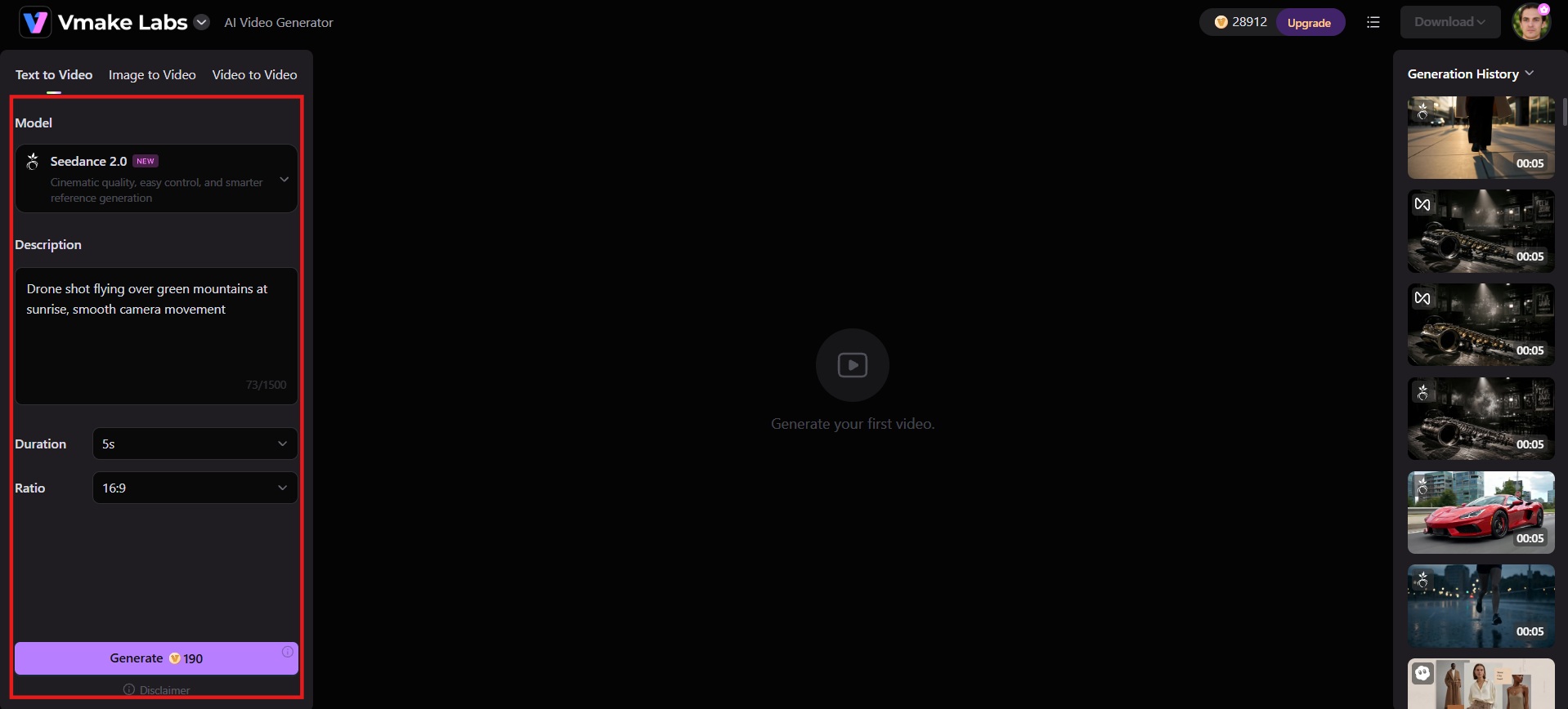 text Adjust settings