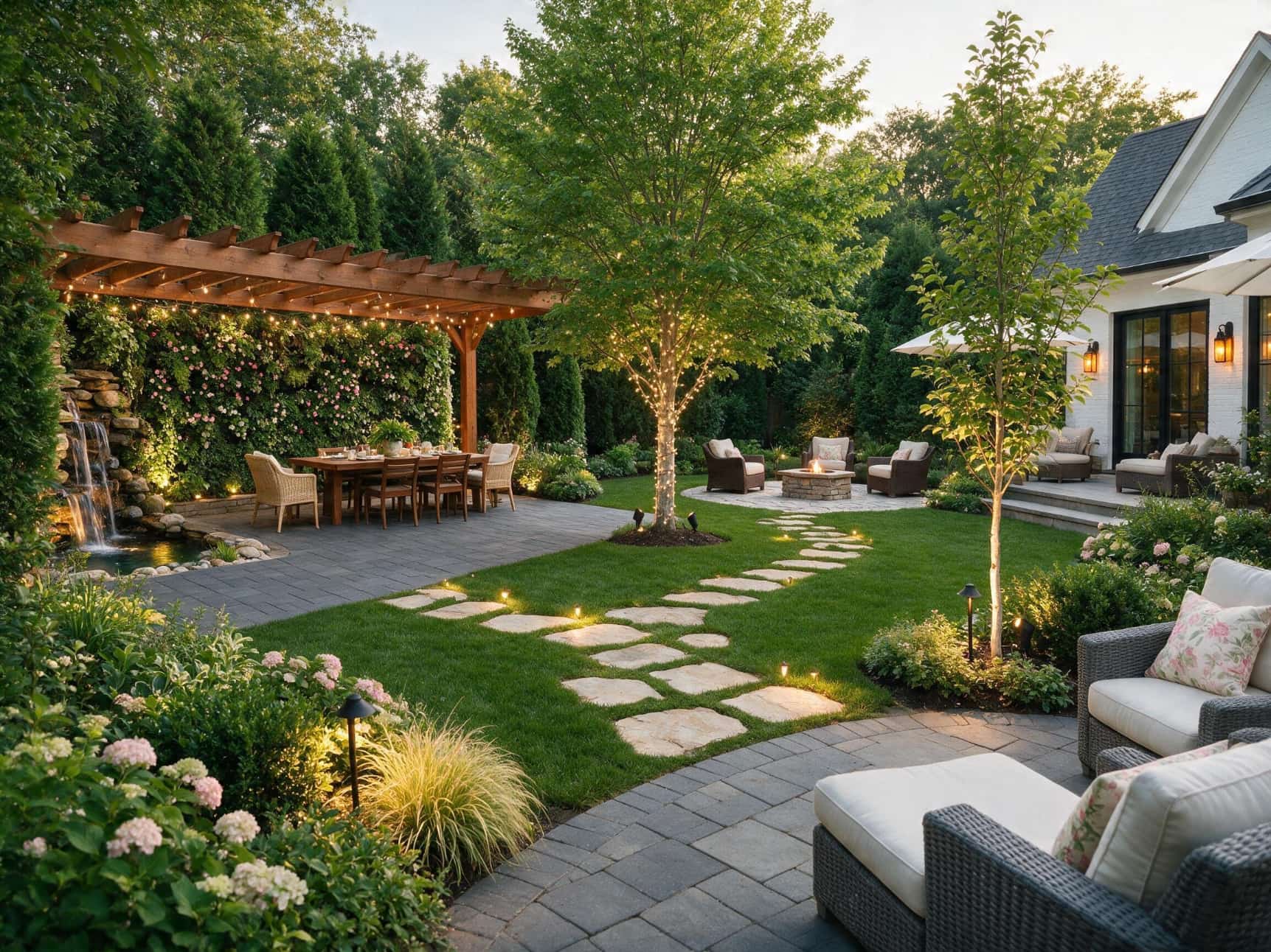 AI backyard design