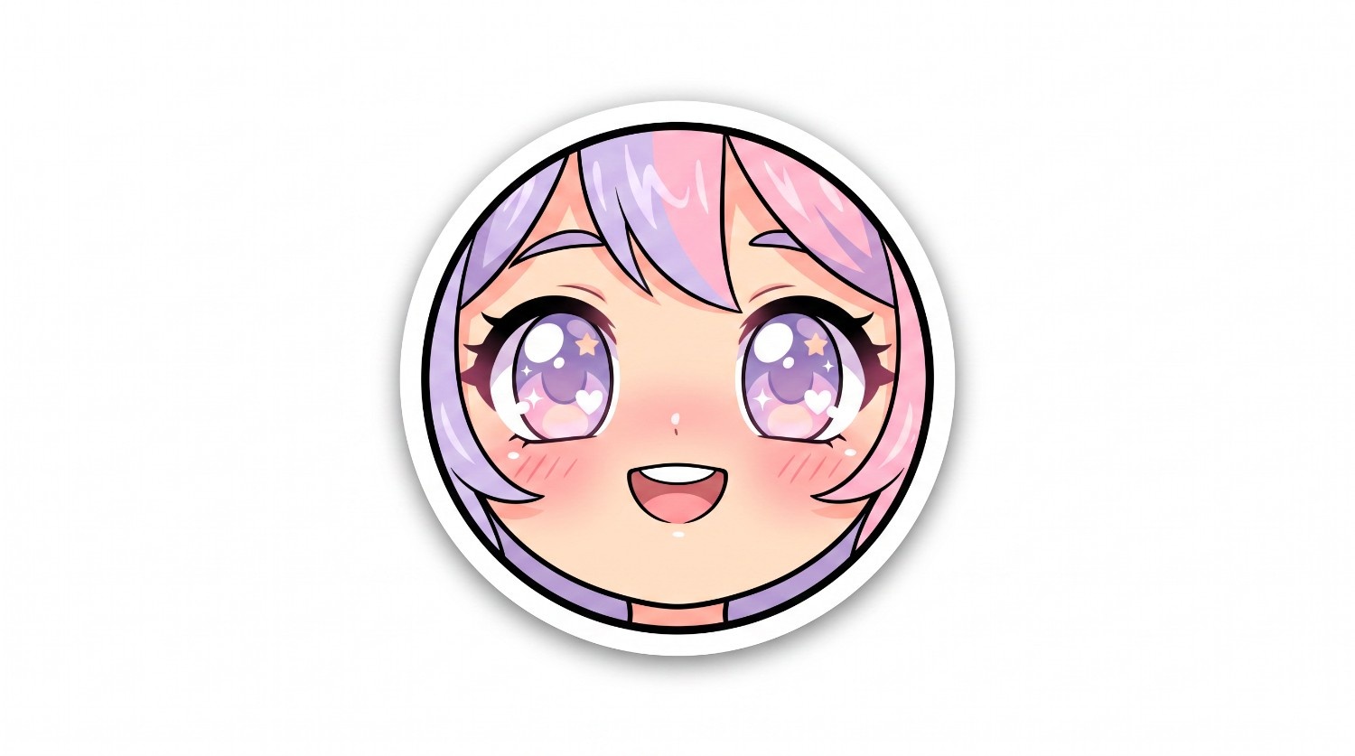 text Anime inspired emoji