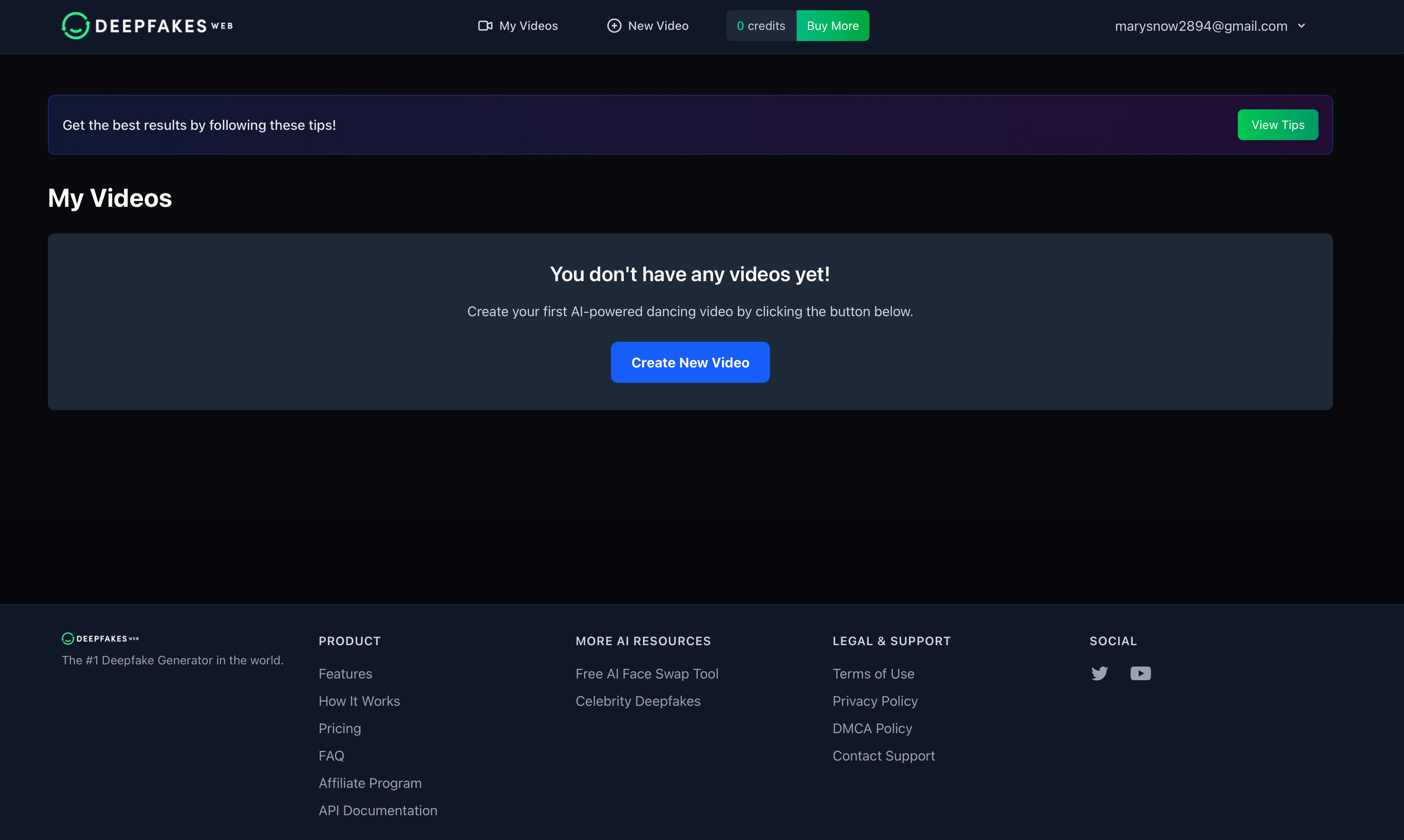 Choose a deepfake video generator and prepare your media