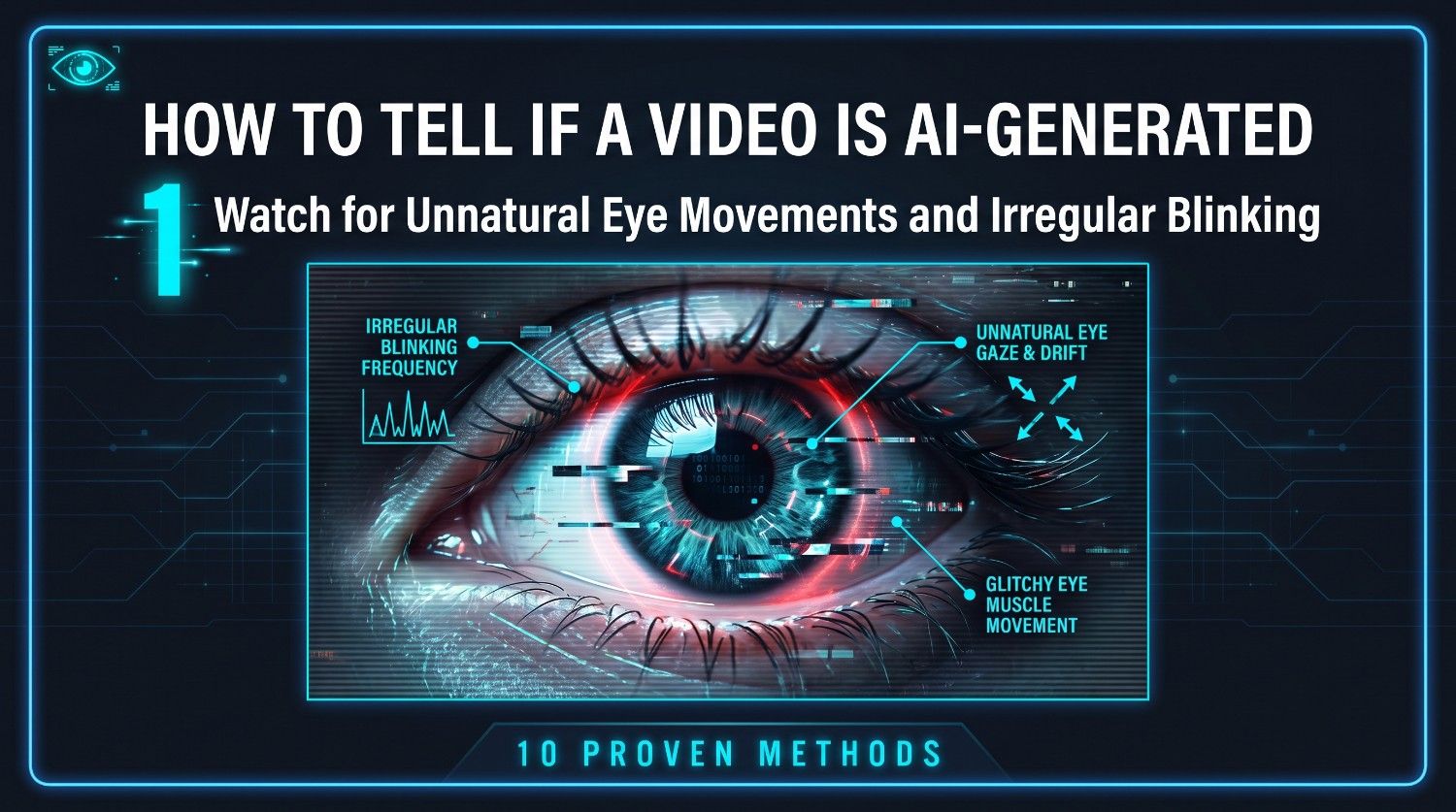 Un-natural eye movements