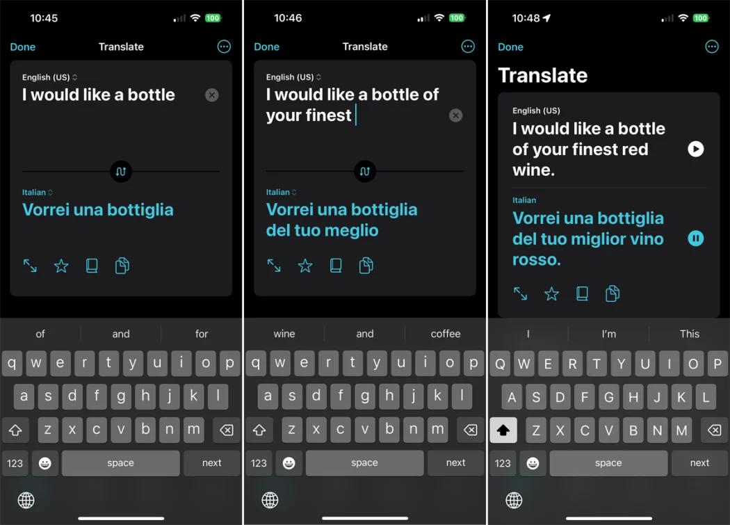 Apple Translate