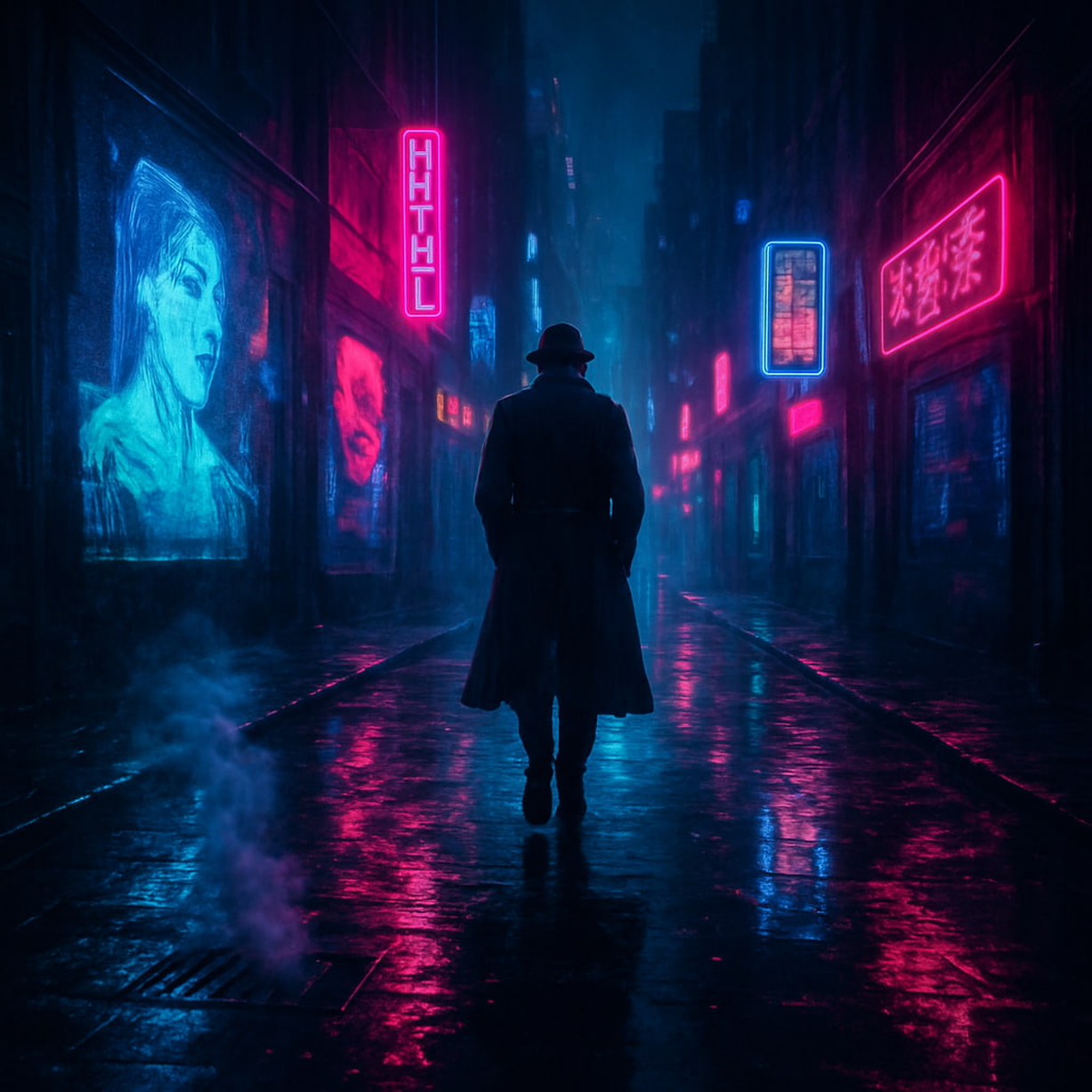 text Futuristic image by playground ai