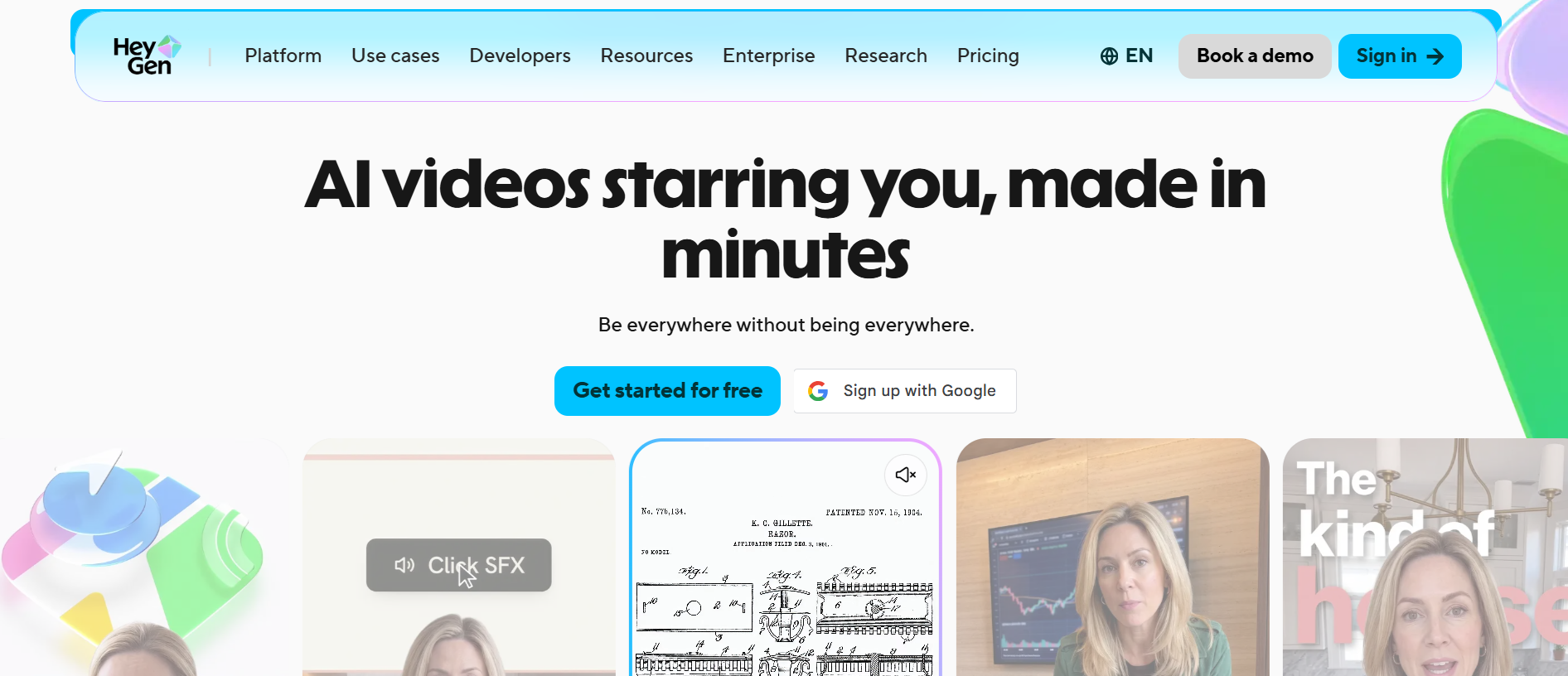 HeyGen AI video generator