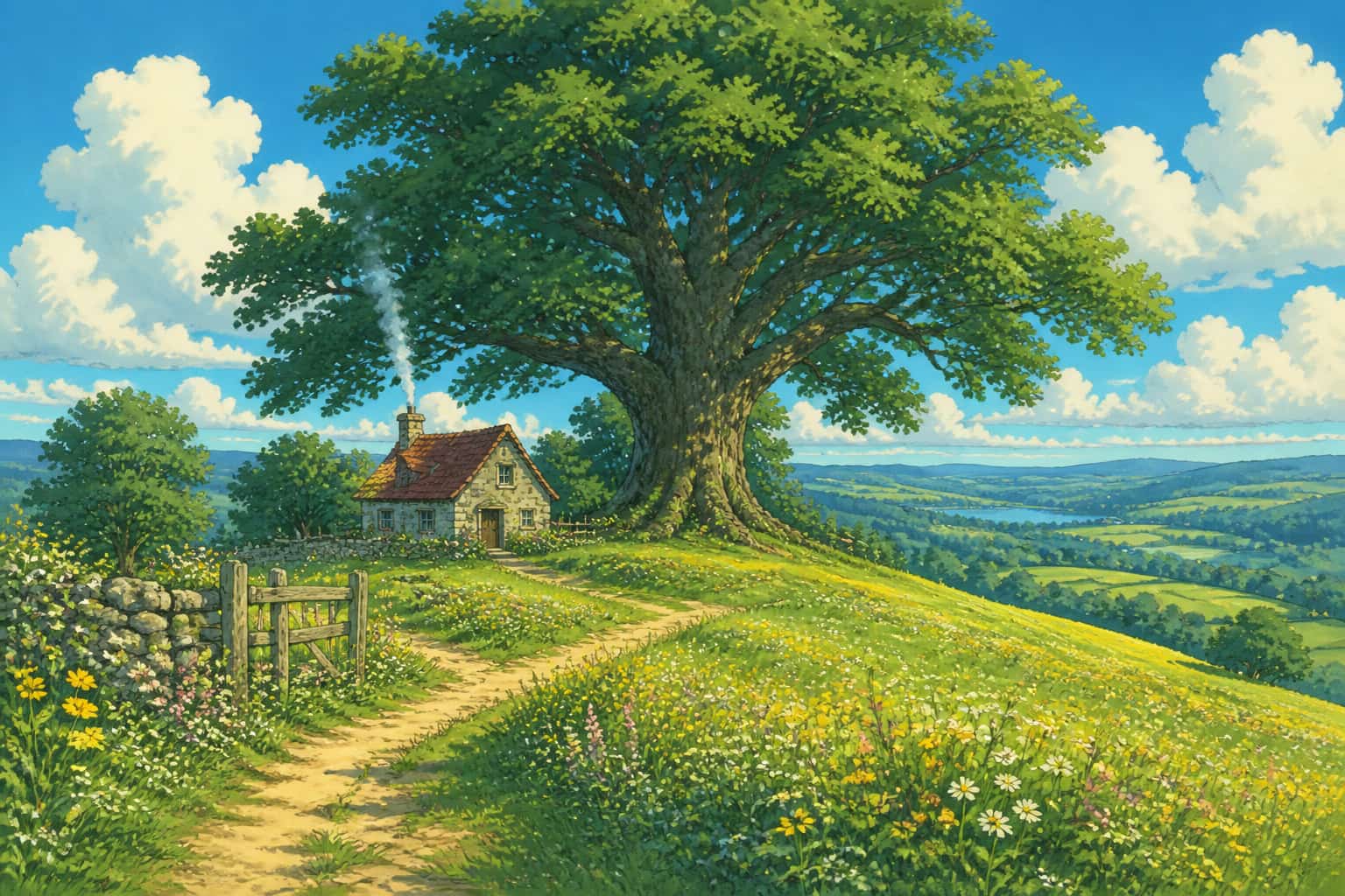 text Ghibli fantasy by pixlr image generator