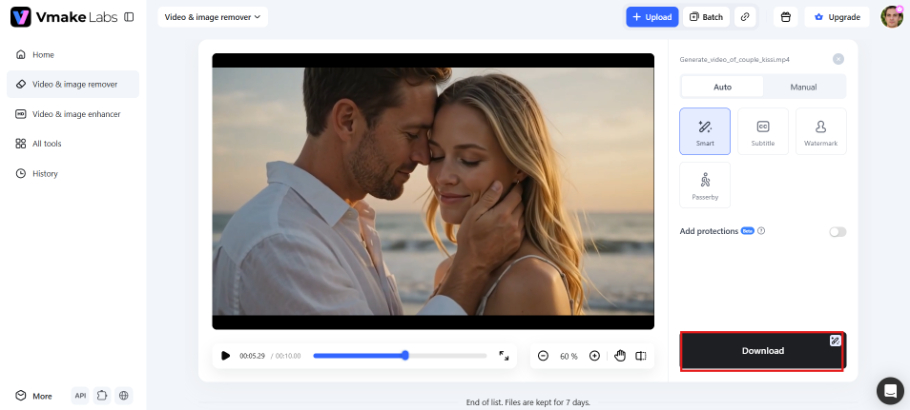 text Download clean video
