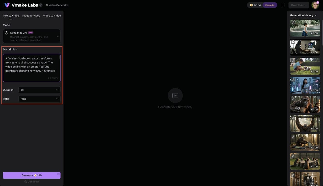 Prompt and Configure Video Settings