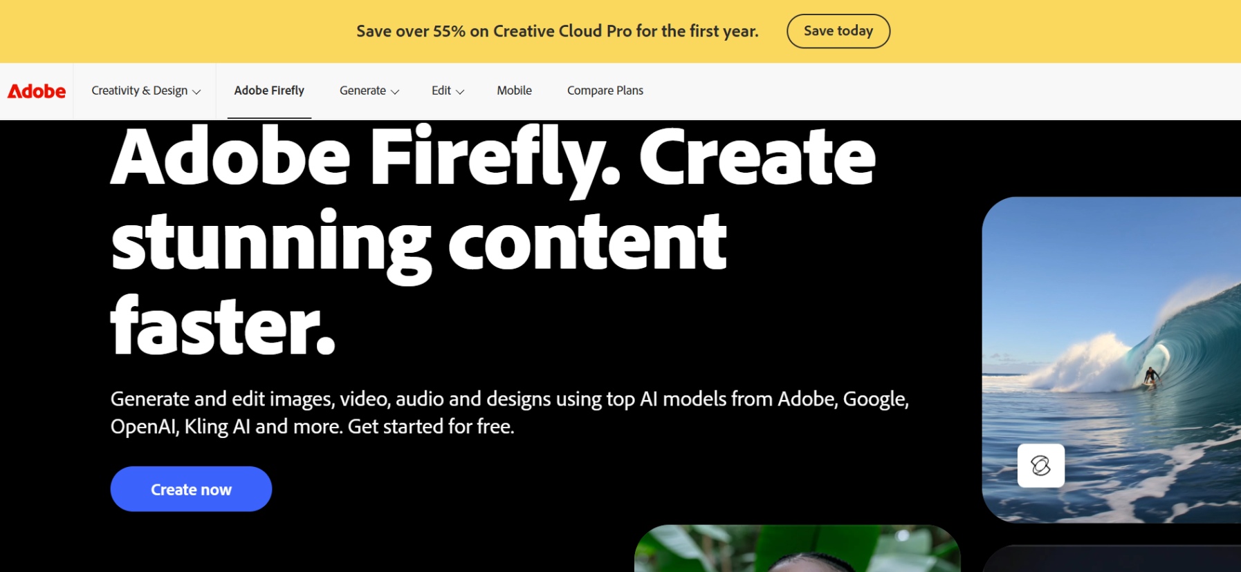 text Adobe Firefly