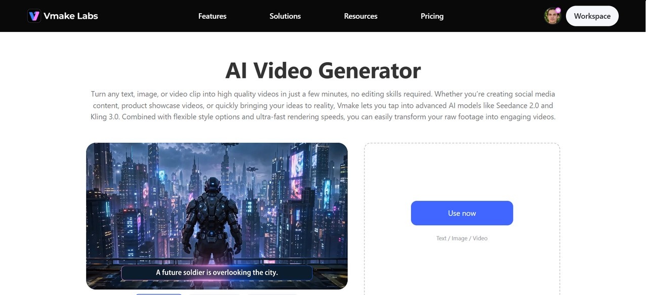 AI video generator