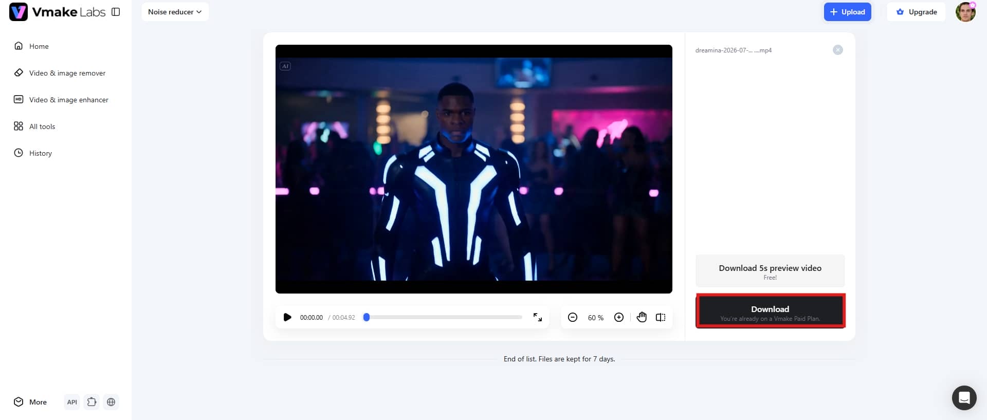download the final video