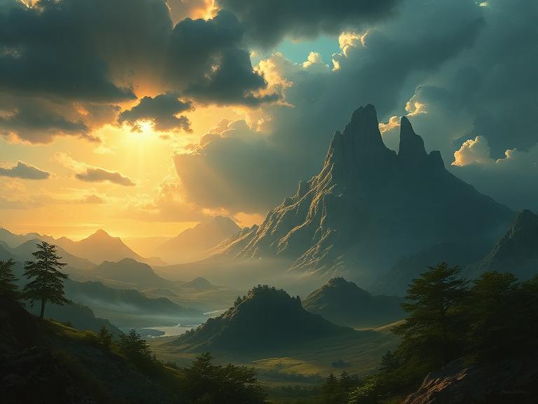 text Fantasy Landscape image by Deep AI Image Generator