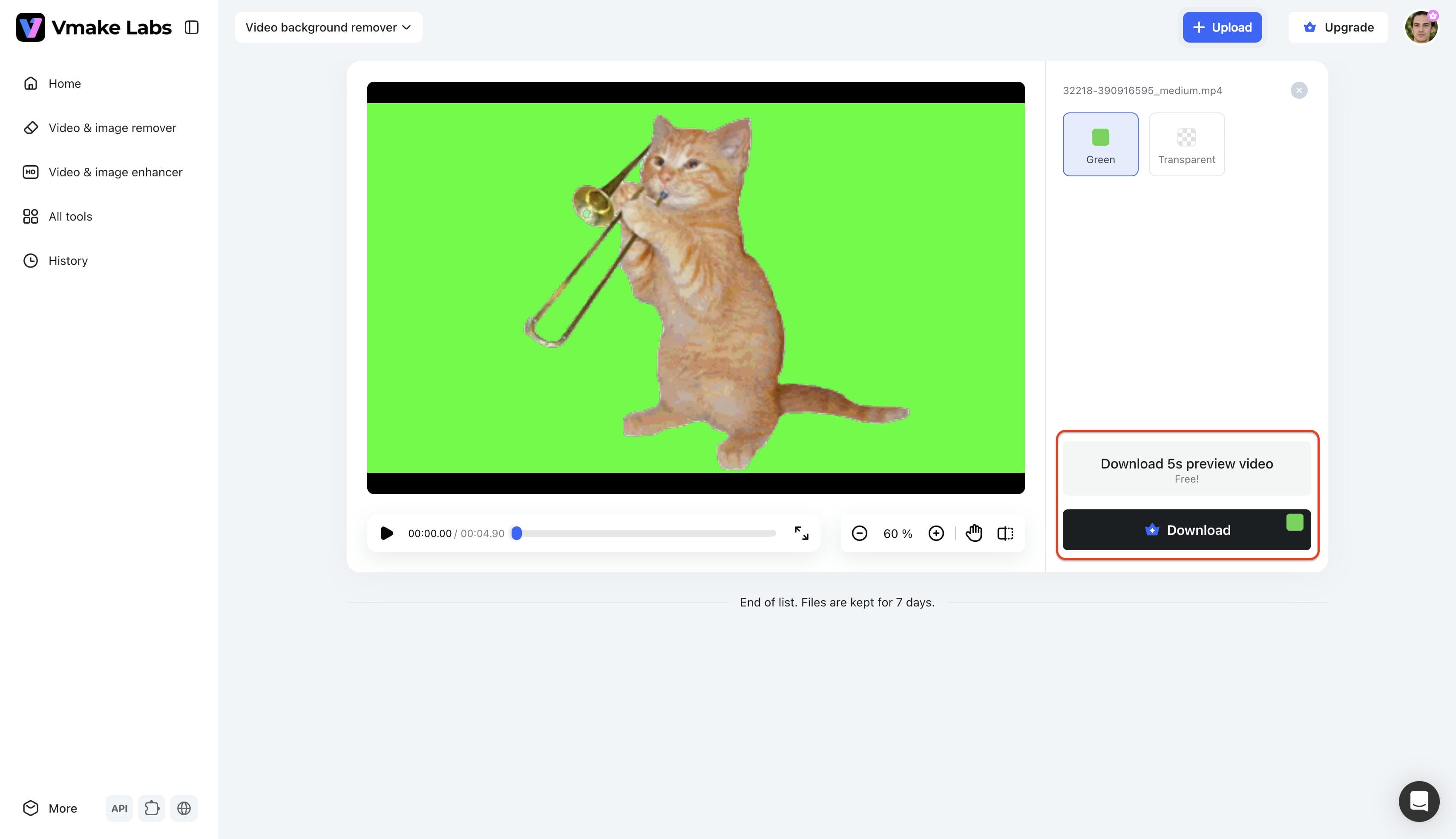 Download your video