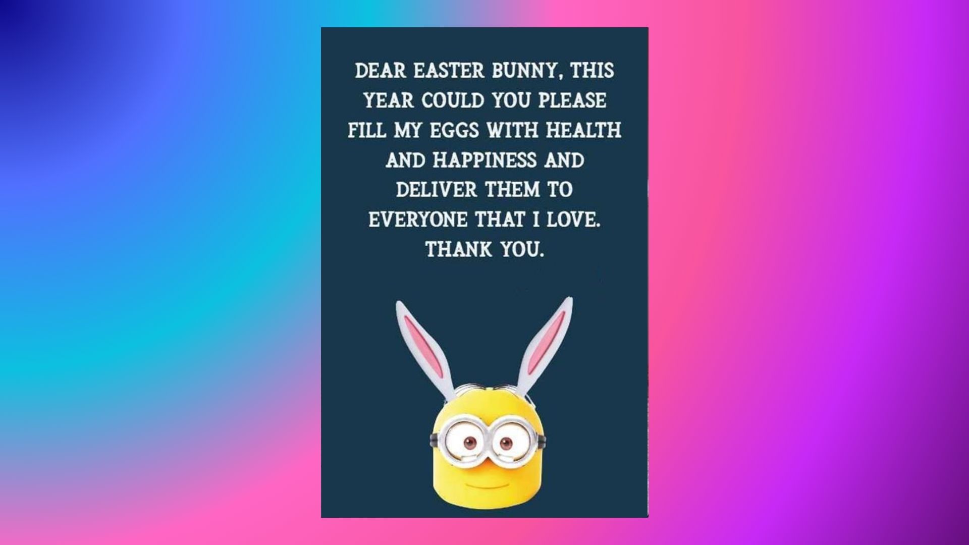 text 23. The Wholesome Minion