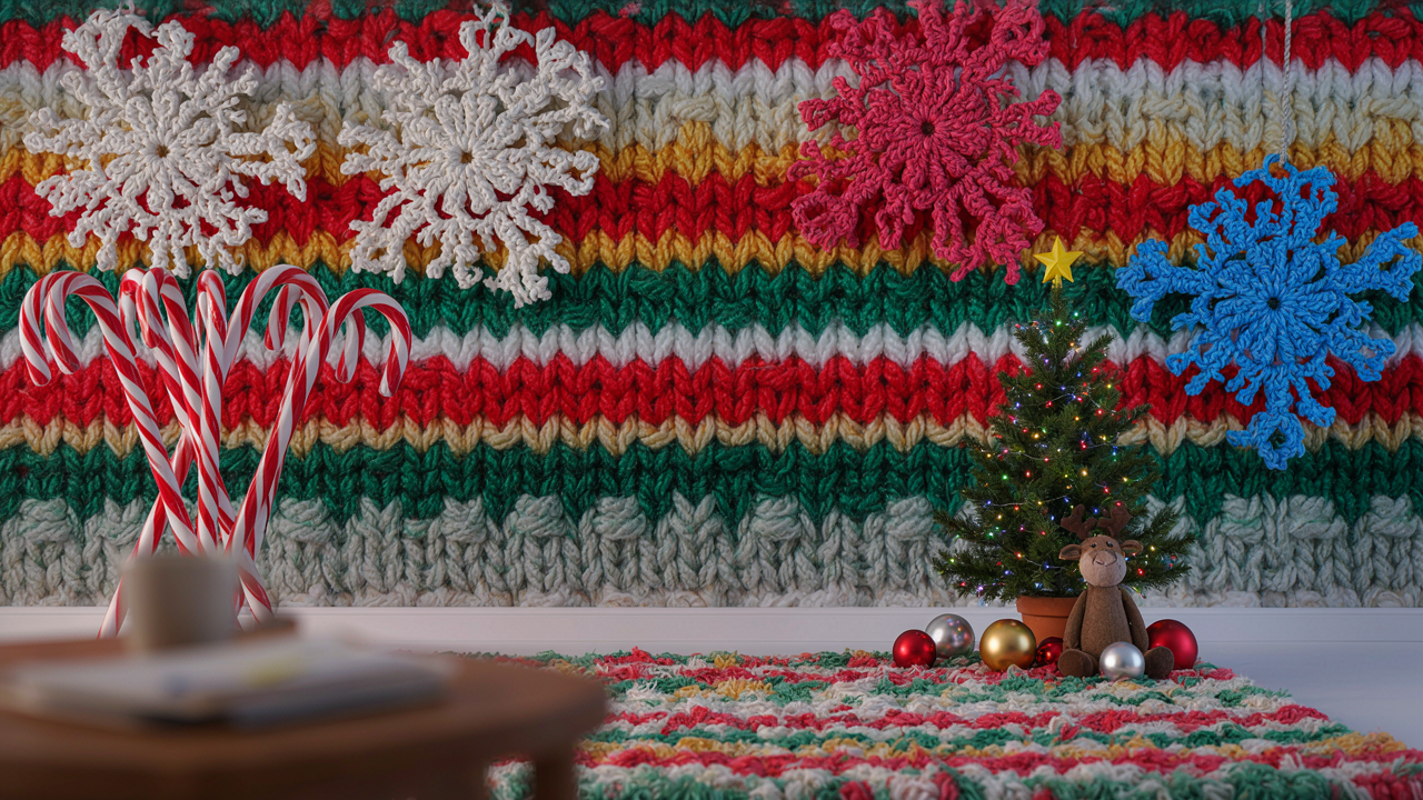 Ugly Christmas sweater pattern