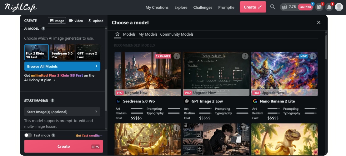 text Select model