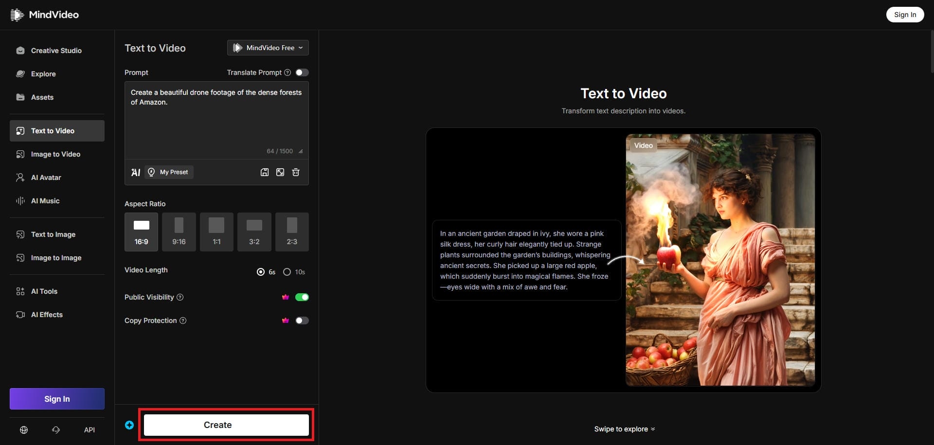 Step 3: Generate and export your video