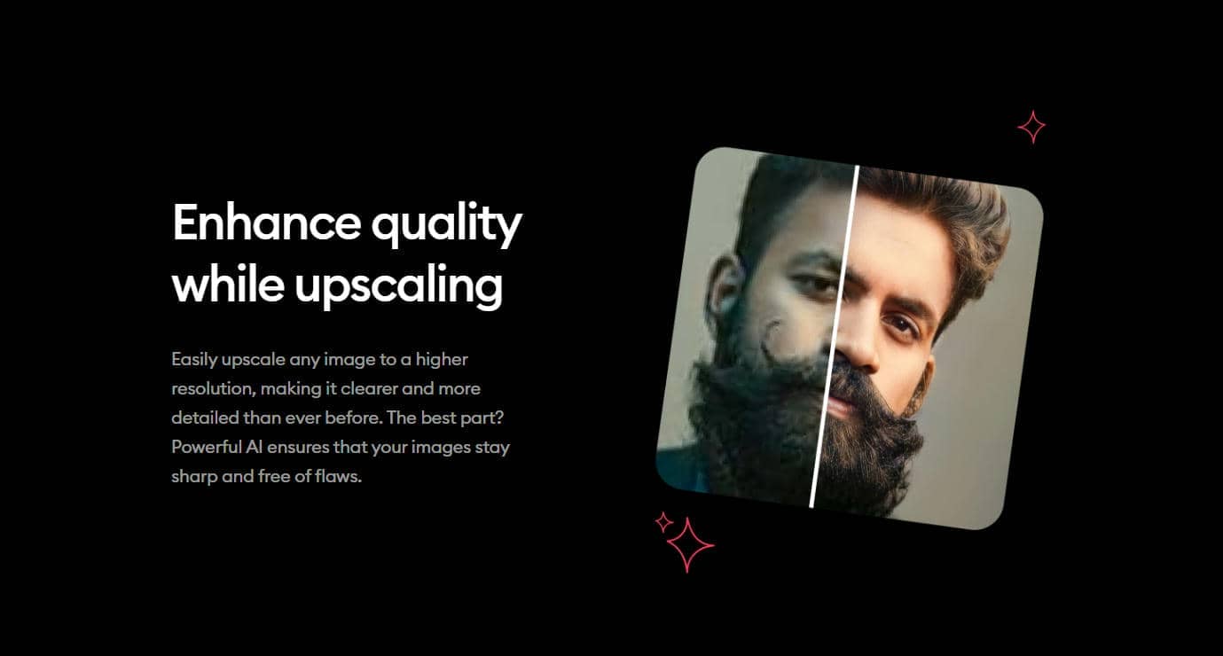 AI upscaling