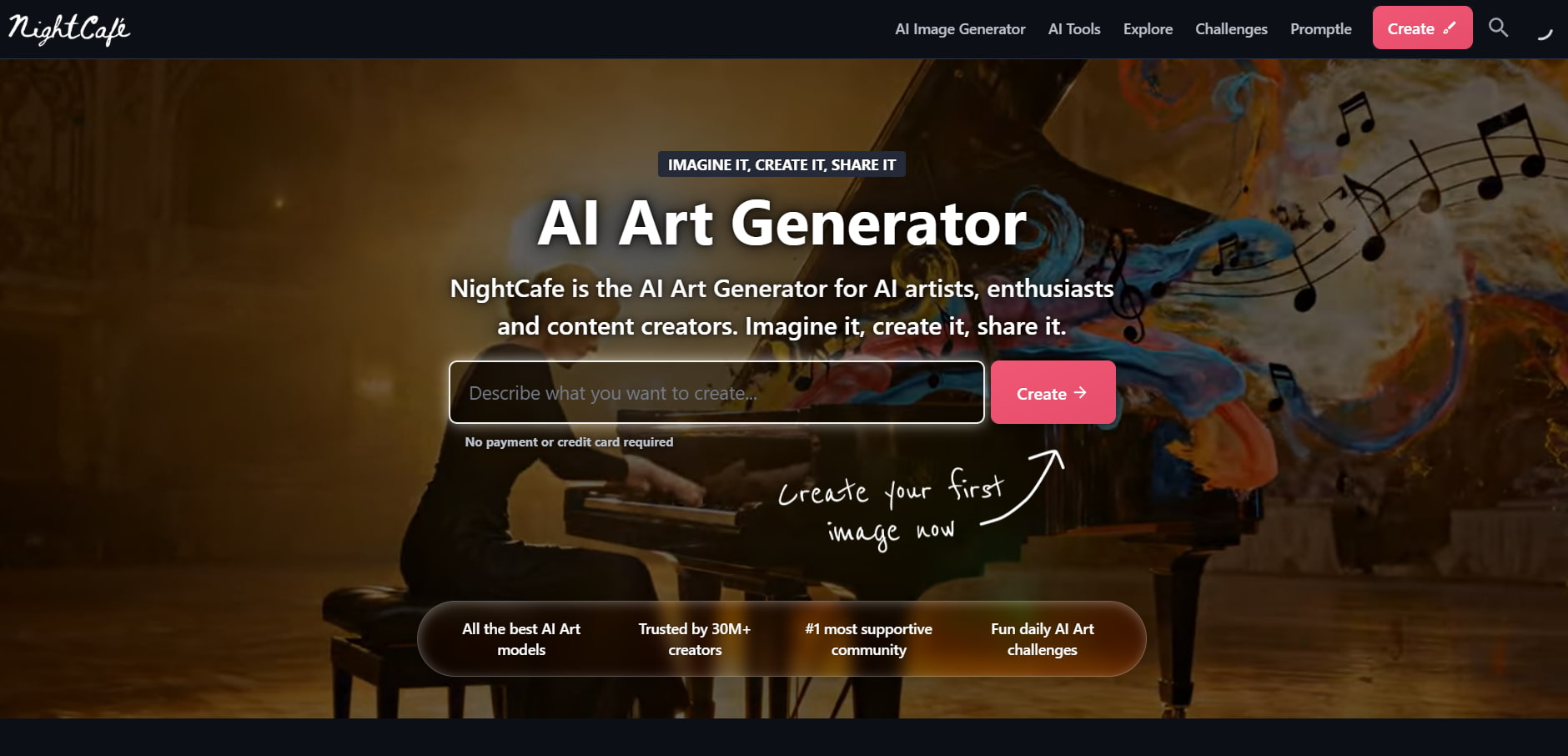 text NightCafe
